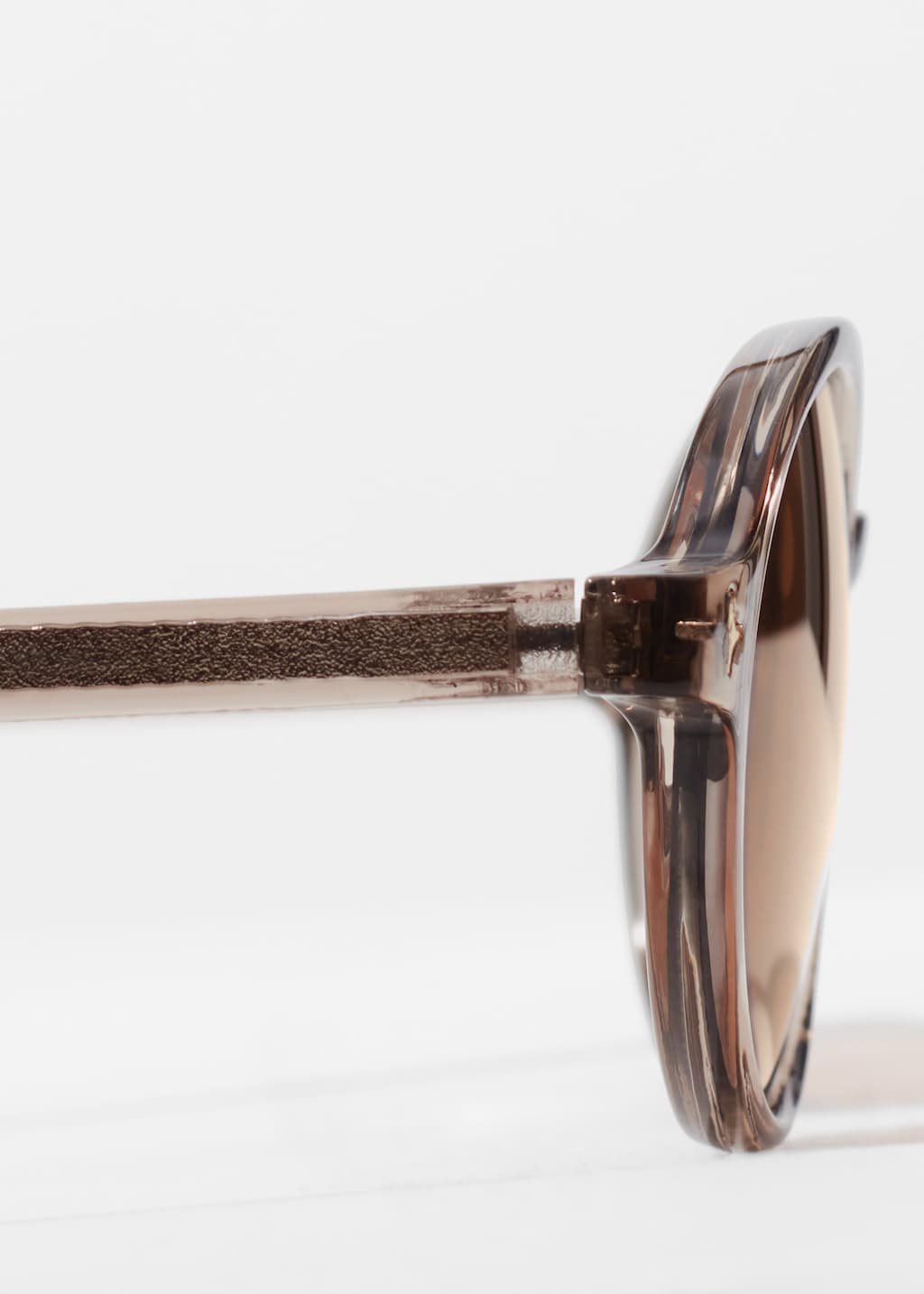Image of Oval-Frame Sunglasses