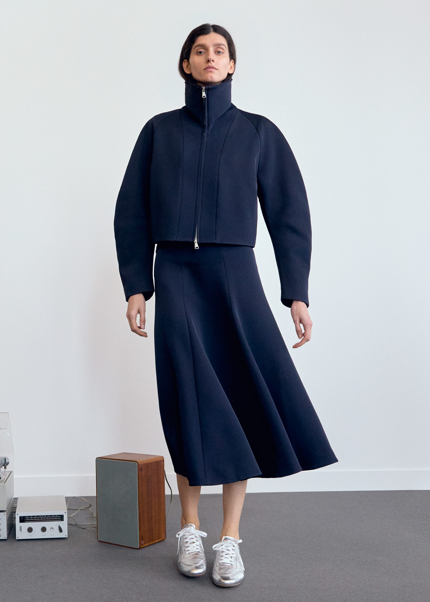 スカート emm the shop scuba Aline skirt emm the shop scuba Aline skirt Aline tsuya skirt | emm