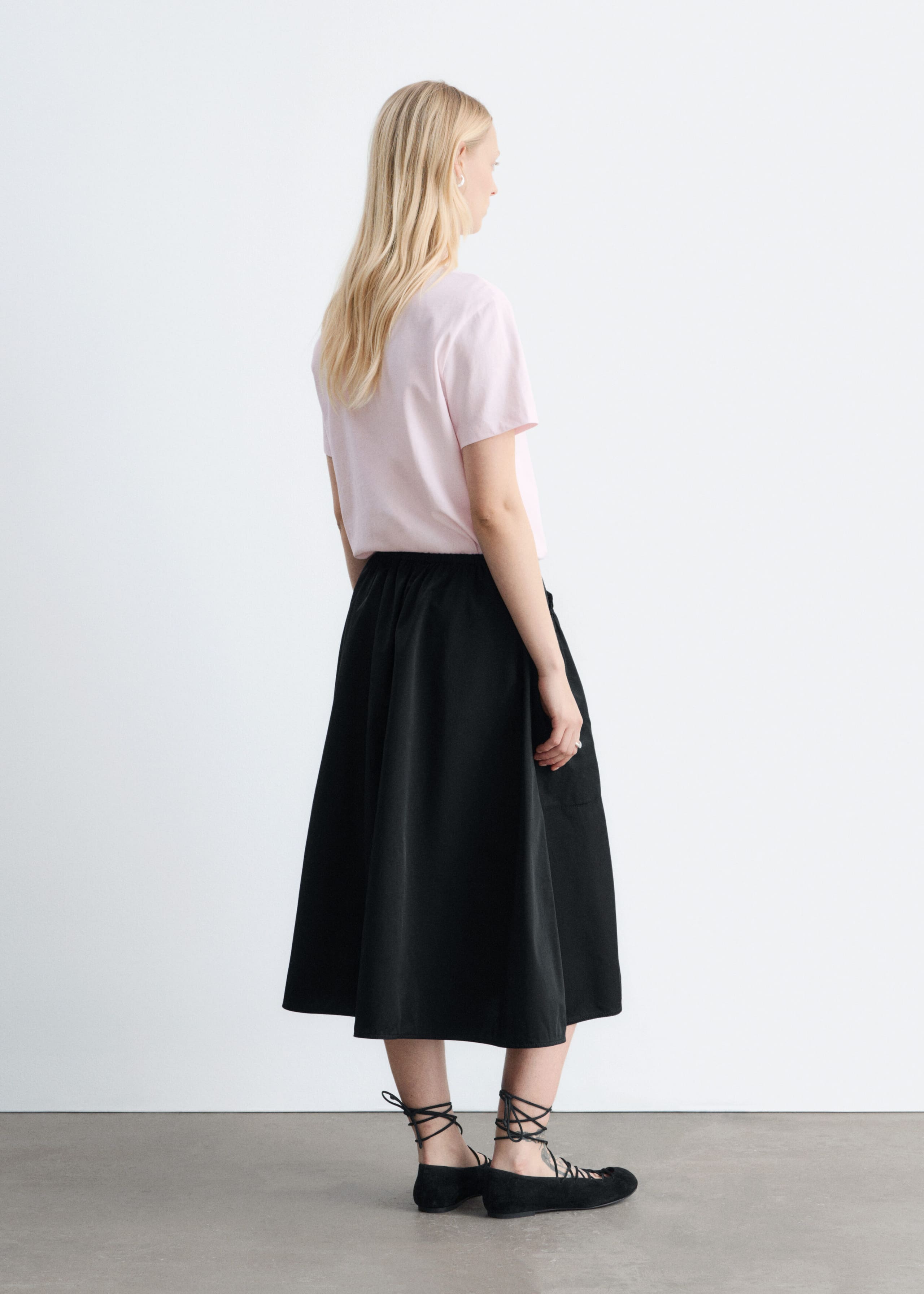 Image of Cotton Crew-Neck T-Shirt