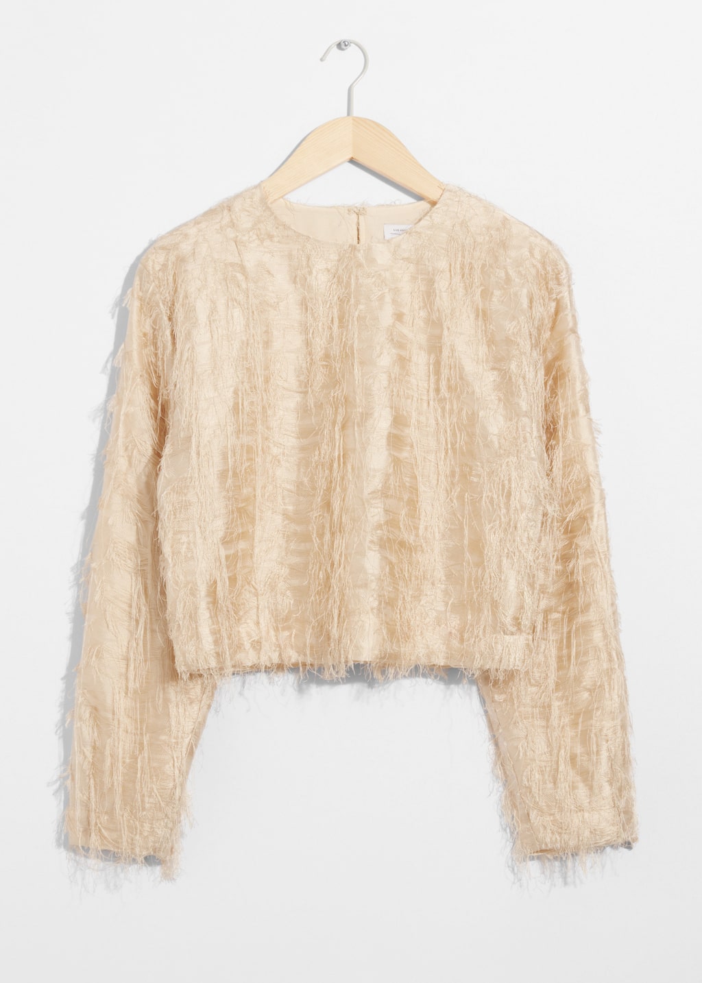 Frayed Top - Beige - Still Life
