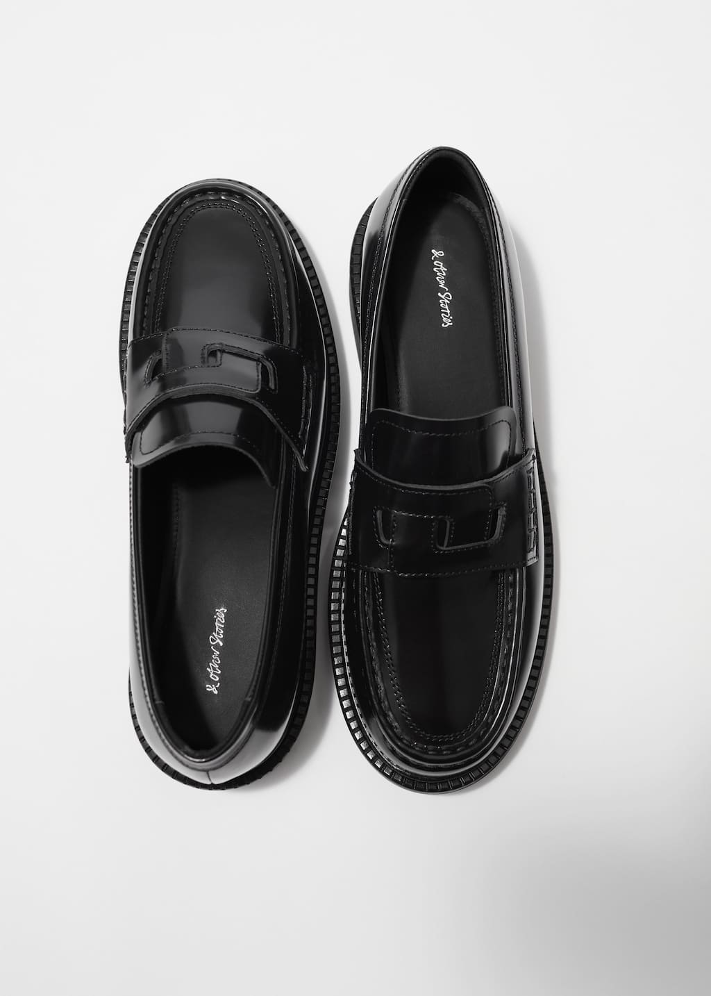Image of Chunky Leather Loafers