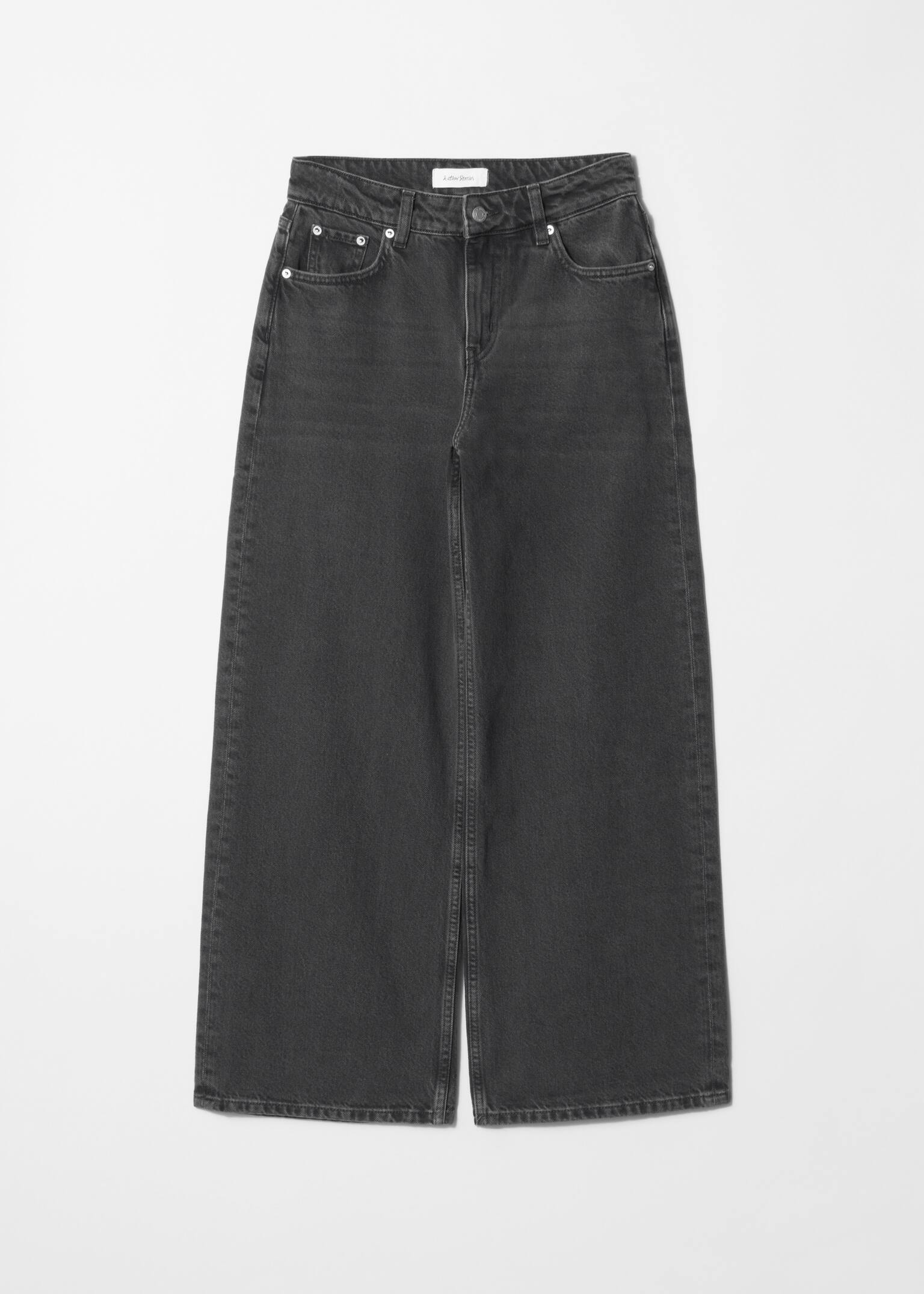 Relaxed Wide-Leg Jeans - Noir/Vert kaki/Brun rouille/Beige