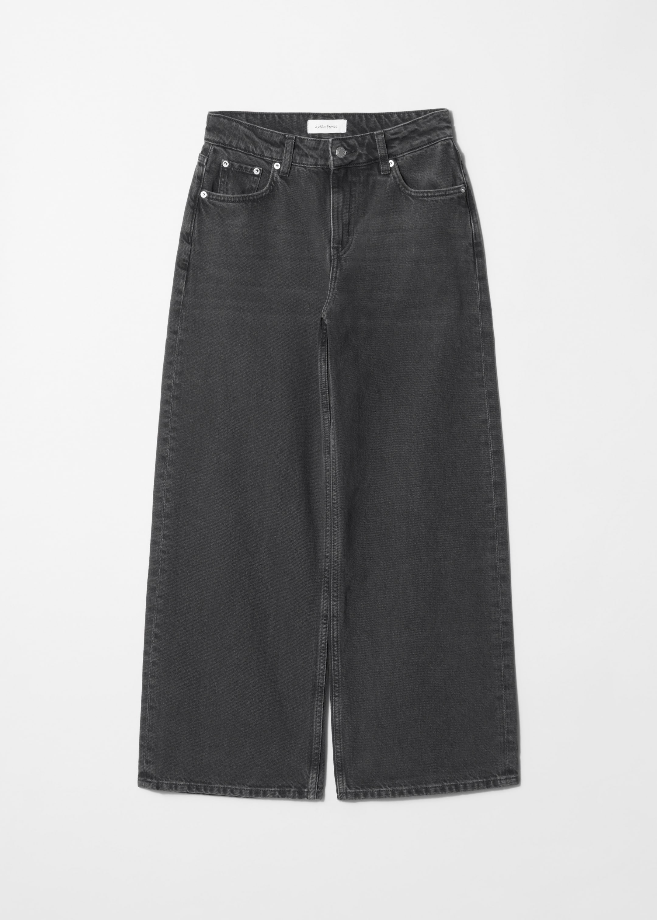 Grotere afbeelding bekijken: Ruimvallende jeans met wijde pijpen - Zwart - DAMES | H&M NL 1