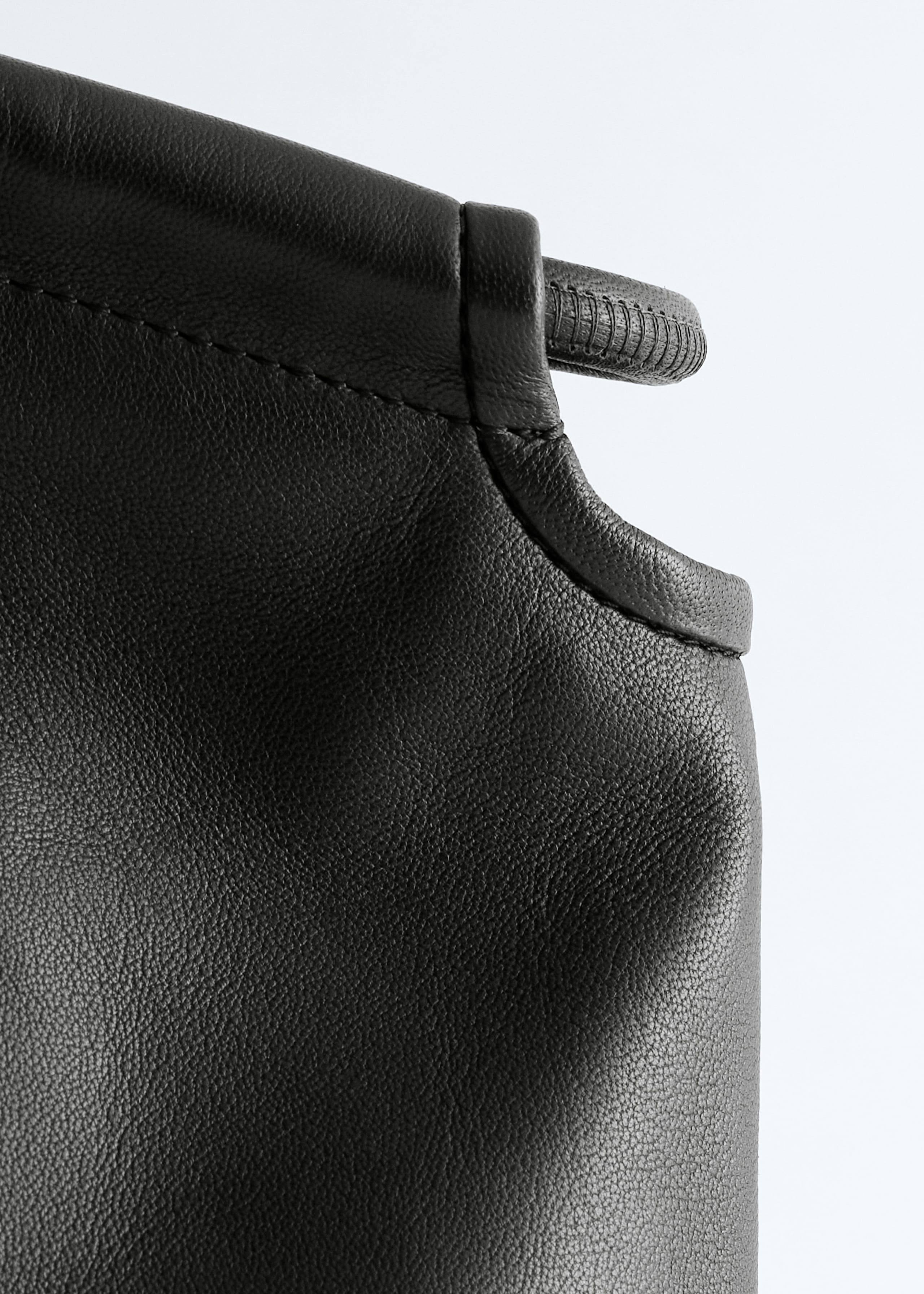 Image of Large Leather Tote Bag