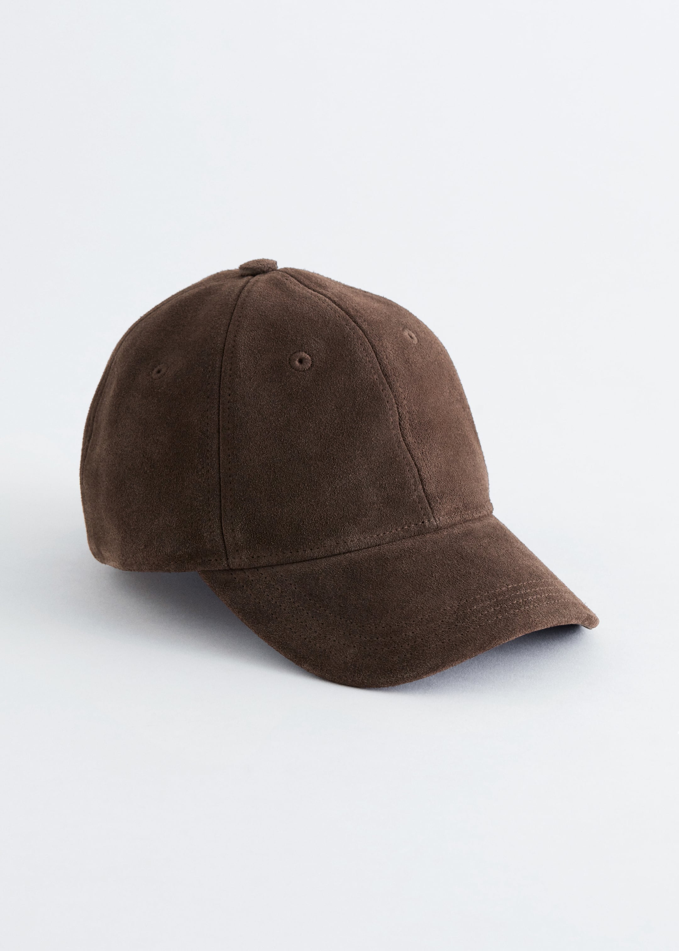 Größeres Bild anzeigen: Basecap aus Veloursleder - Dunkelbraun - Ladies | H&M AT 1