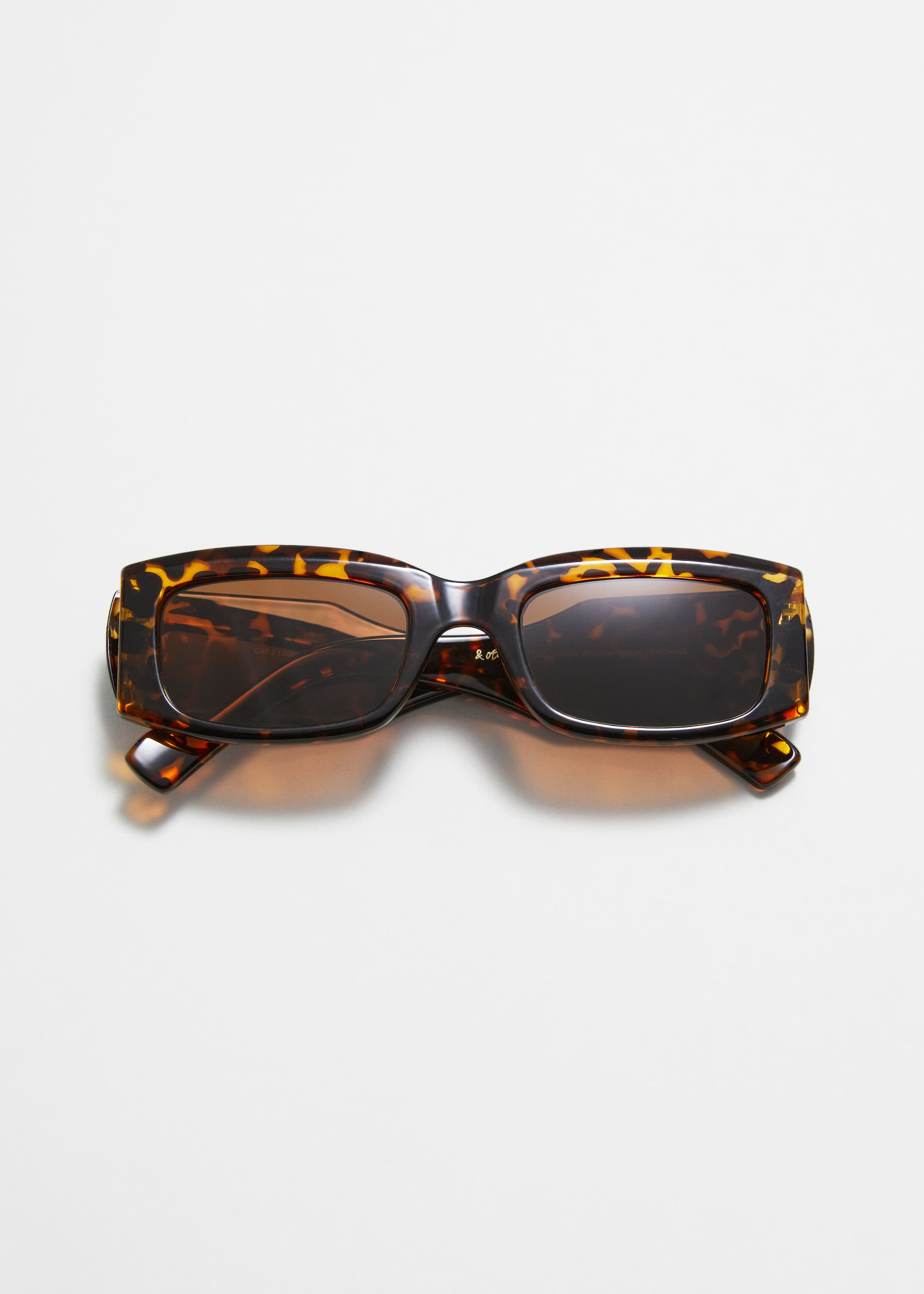 Se større billede: Solbriller med rektangulært stel - Brun - DAME | H&M DK 1