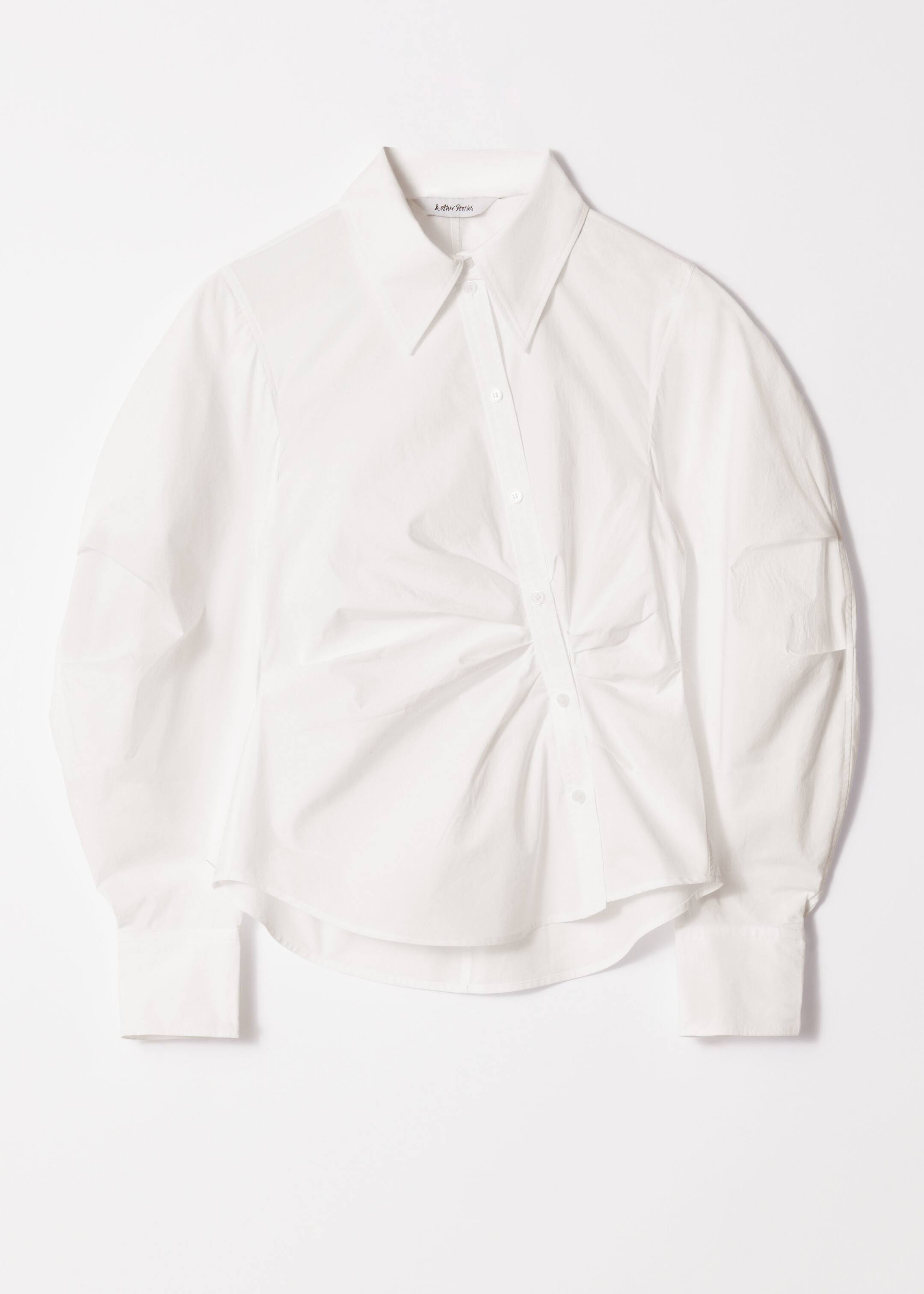 Größeres Bild ansehen: Asymmetrisches Hemd aus Baumwolle - Weiß - Ladies | H&M DE 7