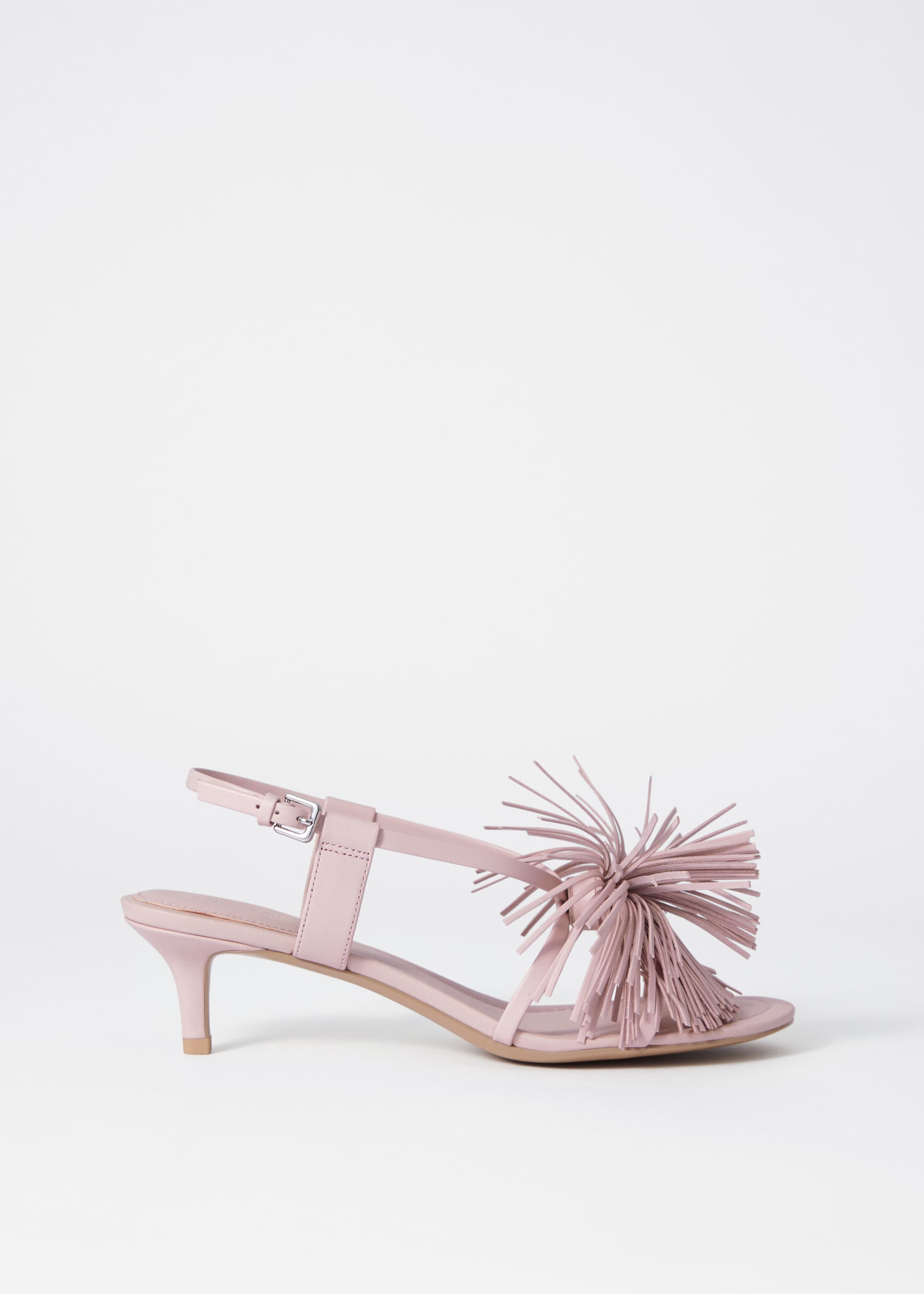 Ver imagen más grande: Sandalias de piel con flecos - Rosa - MUJER | H&M ES 3