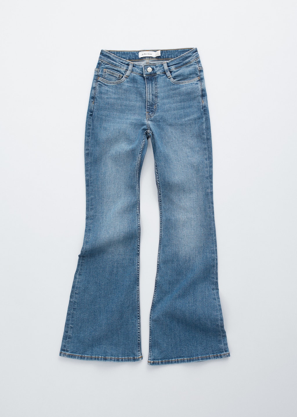 Image of Slim Low-Rise Bootcut Jeans