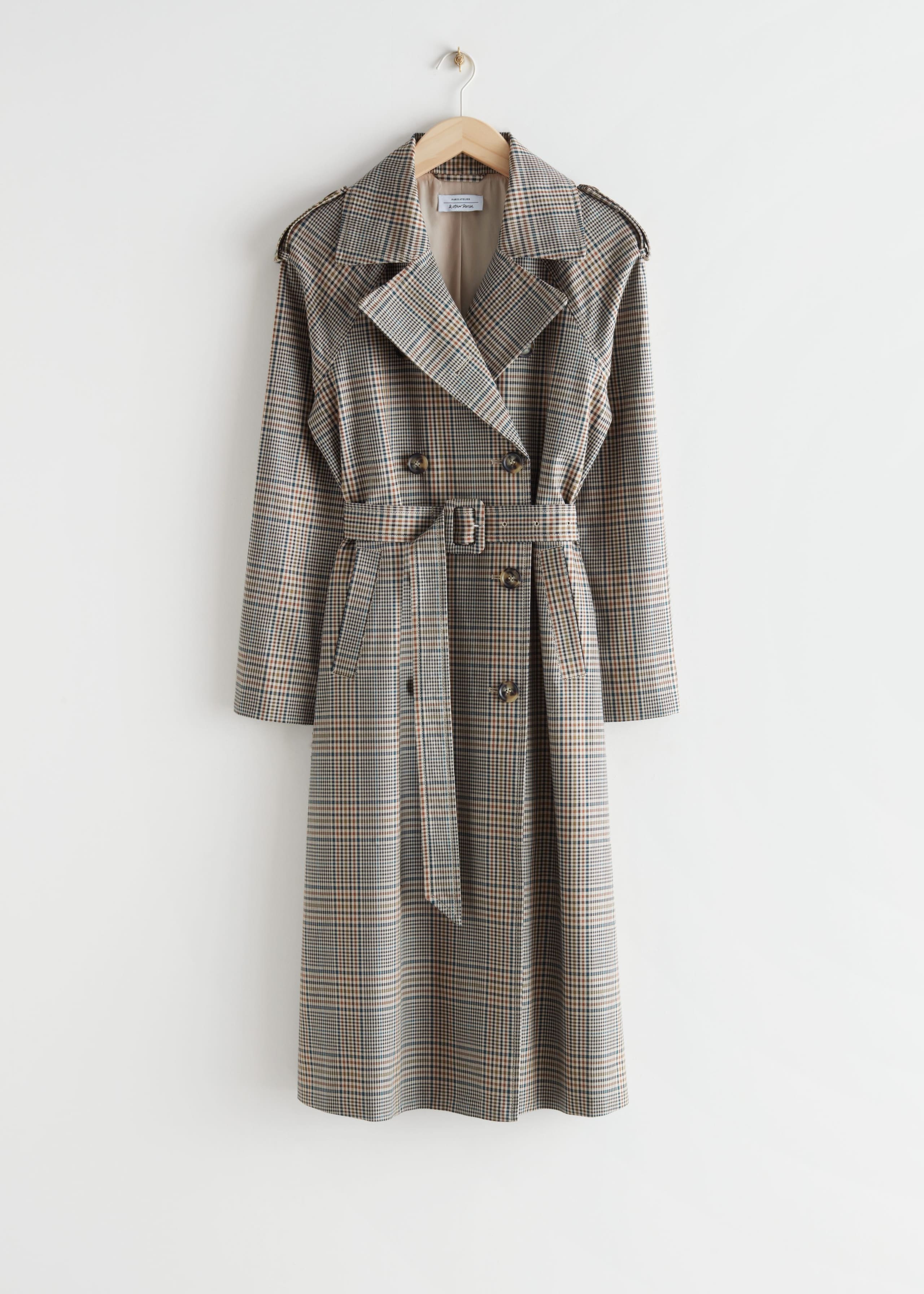 Image of Double Breasted Trench Coat