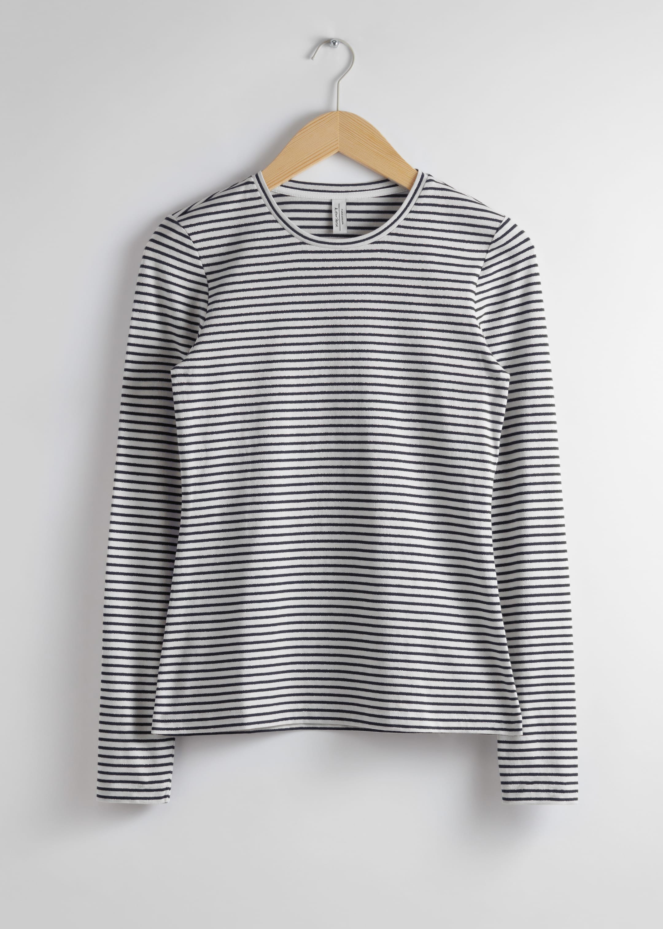 Größeres Bild ansehen: Gestrieftes Glitzeroberteil - Navyblau/cremefarben gestreift - Ladies | H&M DE 1