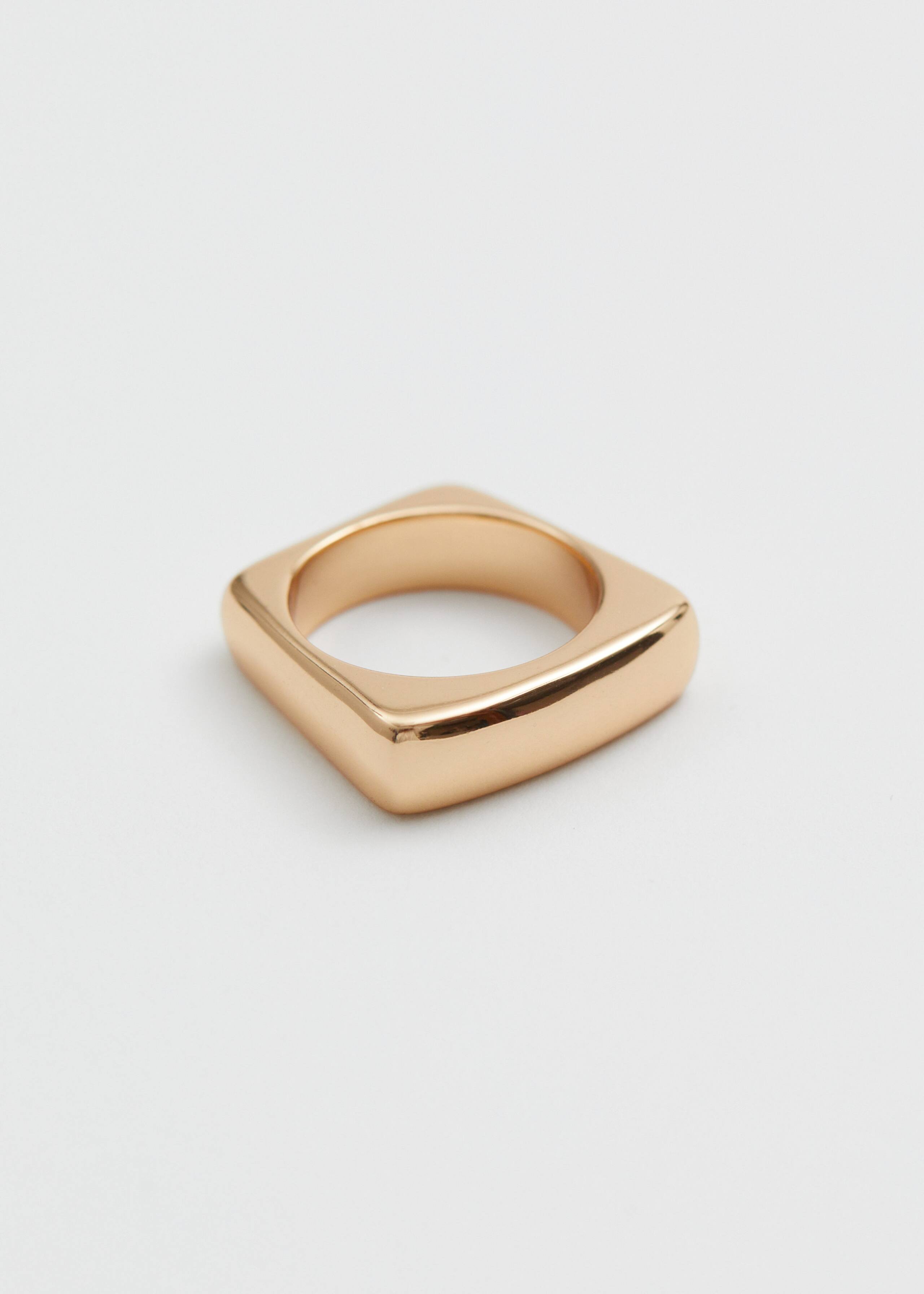 Squared Ring - Gold - Natura morta