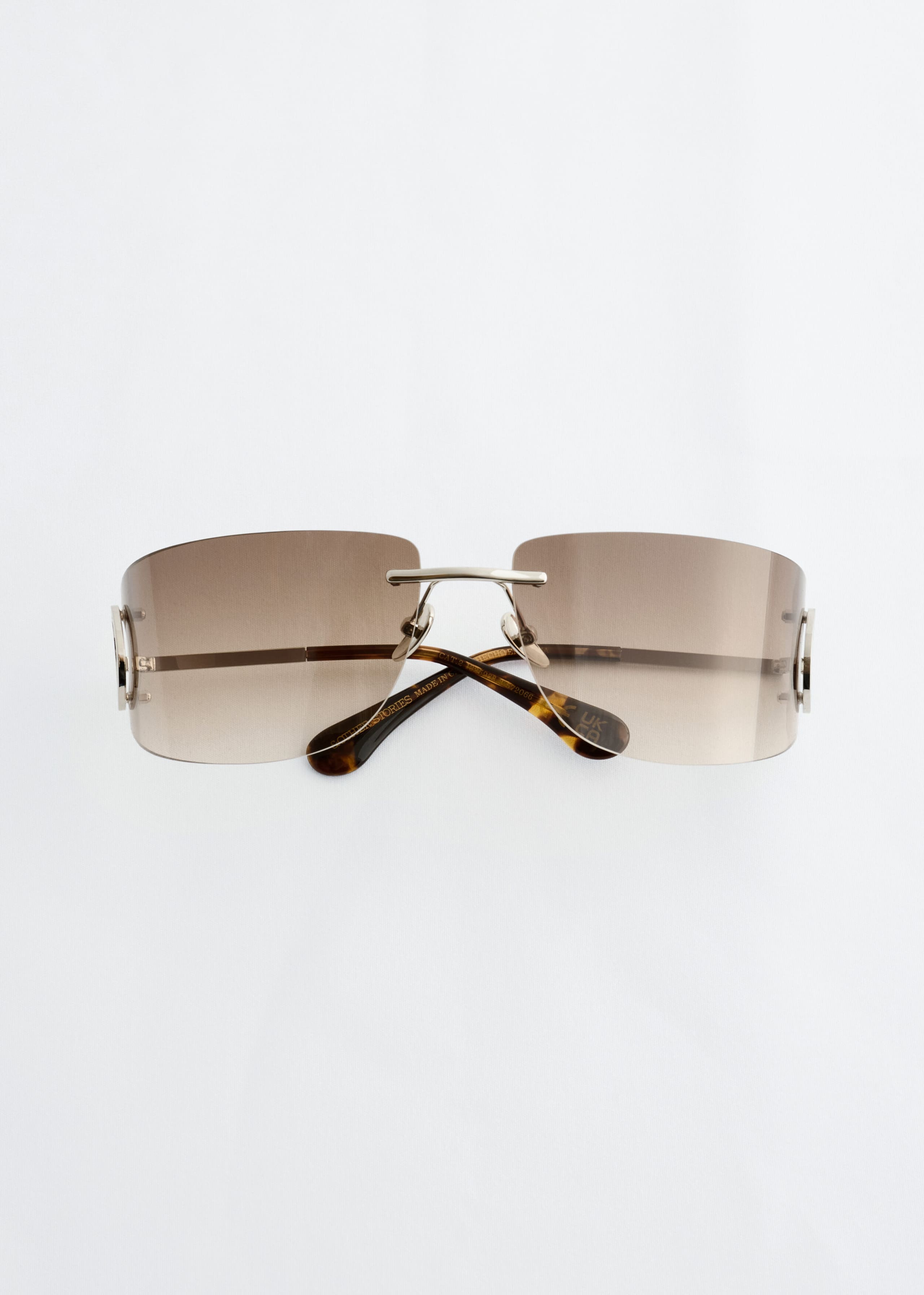 Wrap Sunglasses - Gold - Still Life
