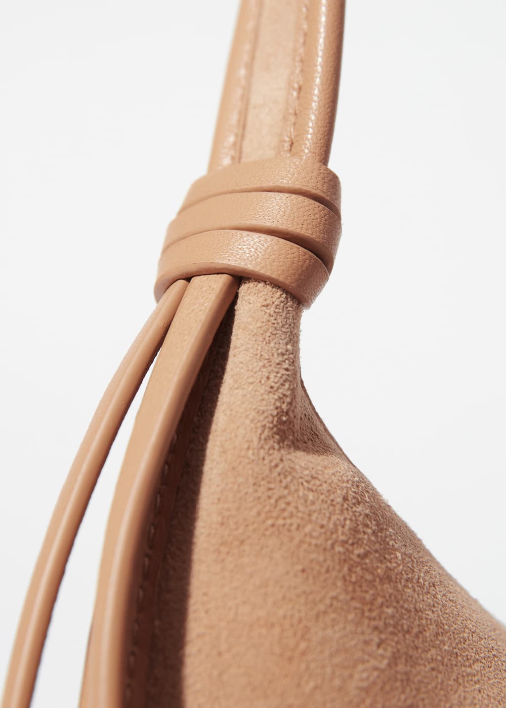 Image of Fringed Suede Shoulder Bag