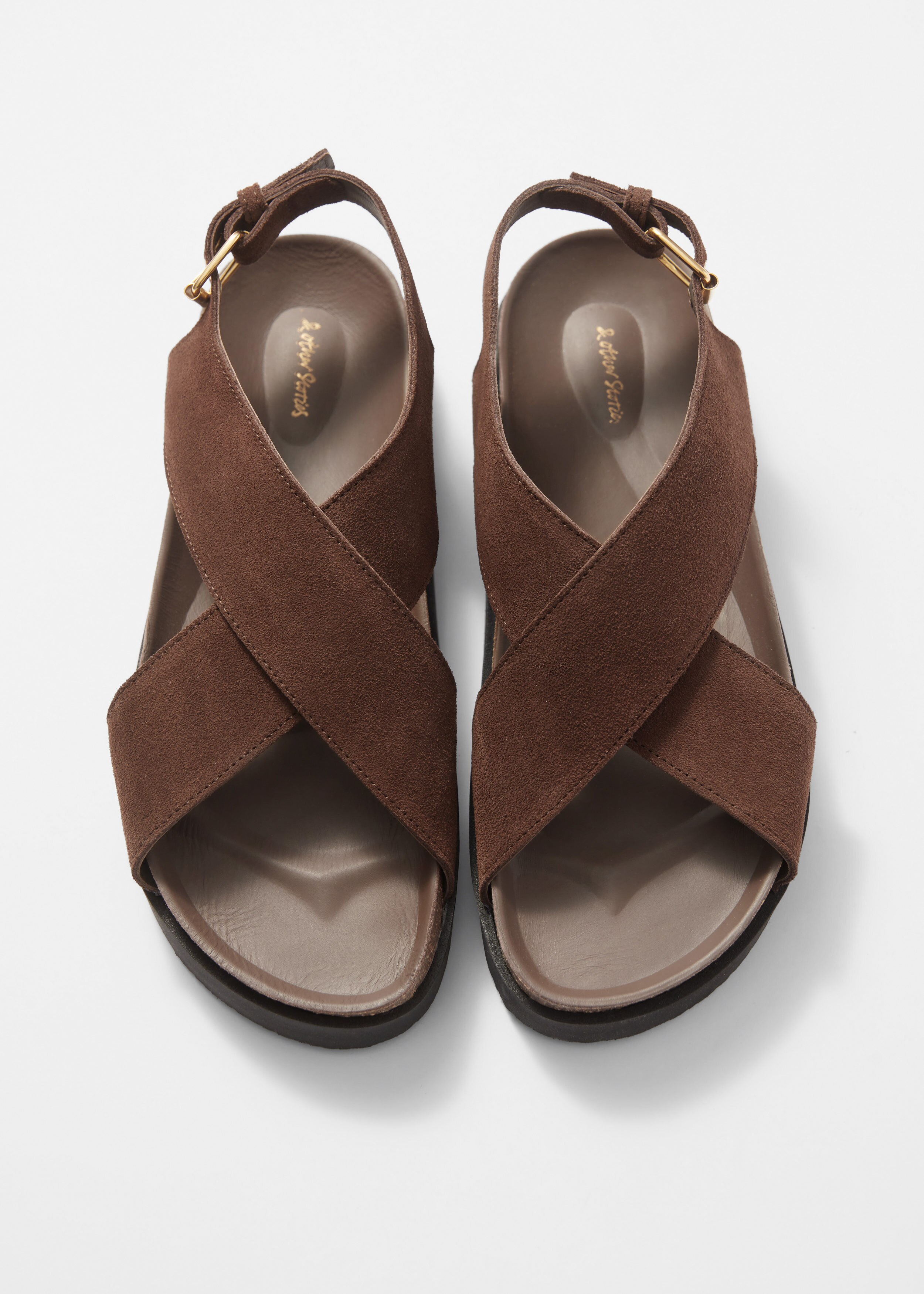 Leather Slides - Brown Zebra - Shoes - & Other Stories GB