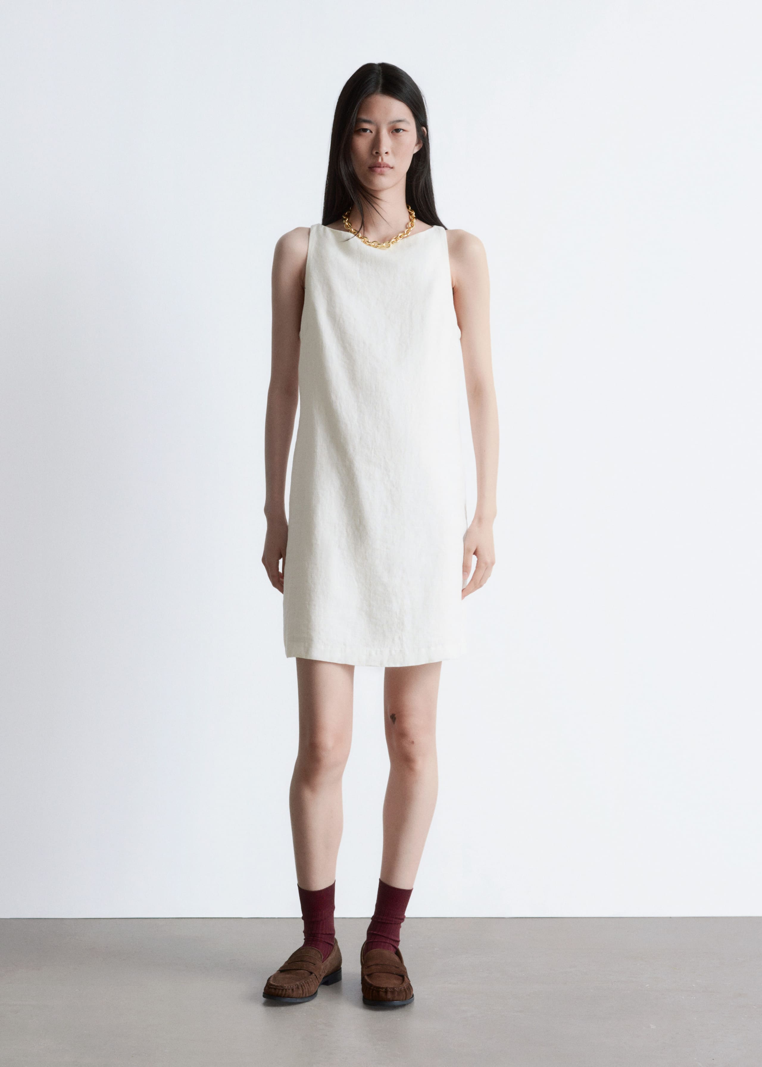 Image of Minikleid aus Leinen