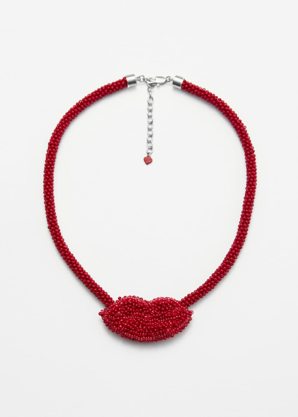 Lips-Decoration Beaded Necklace