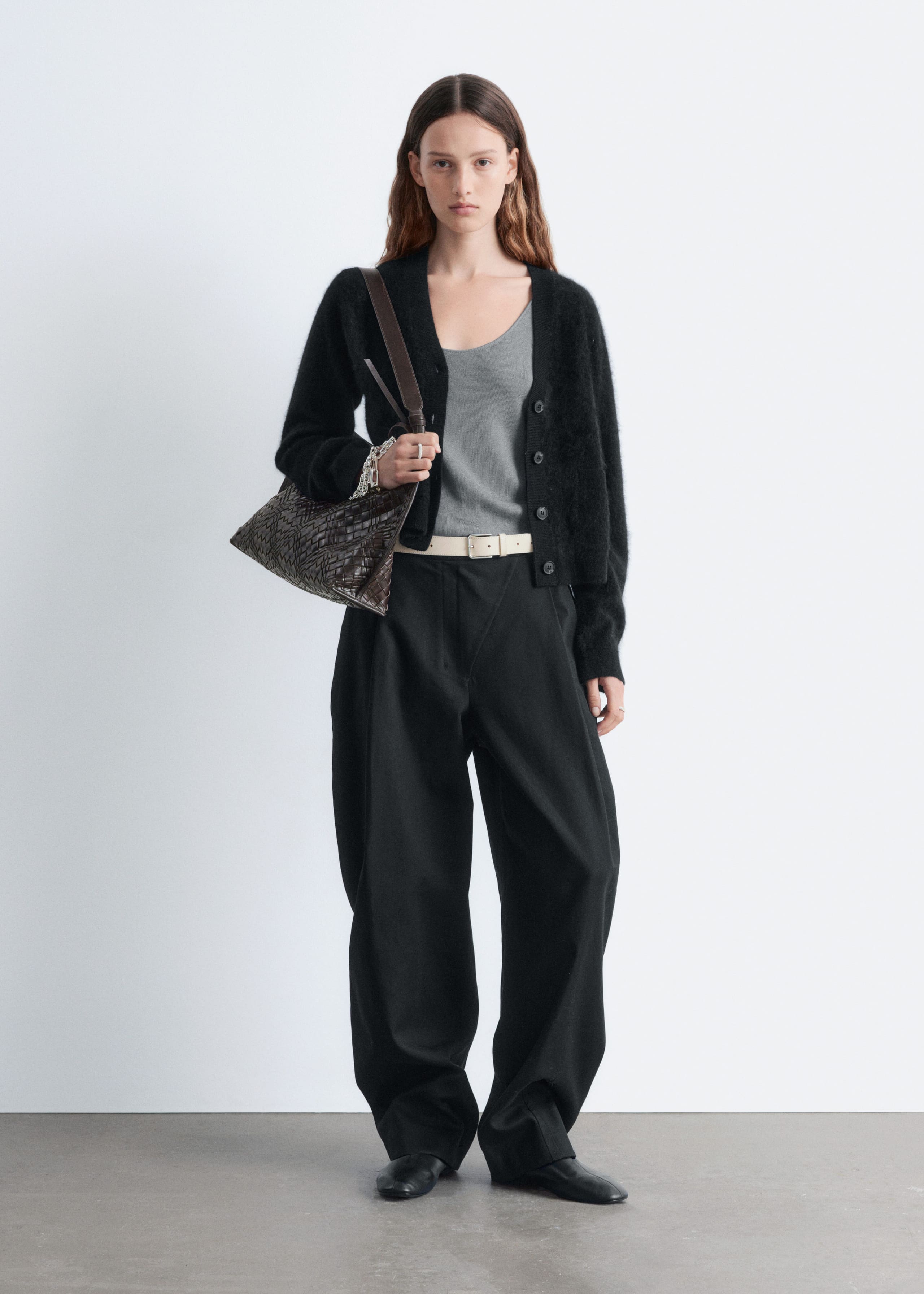 Image of Cropped Cashmere Cardigan