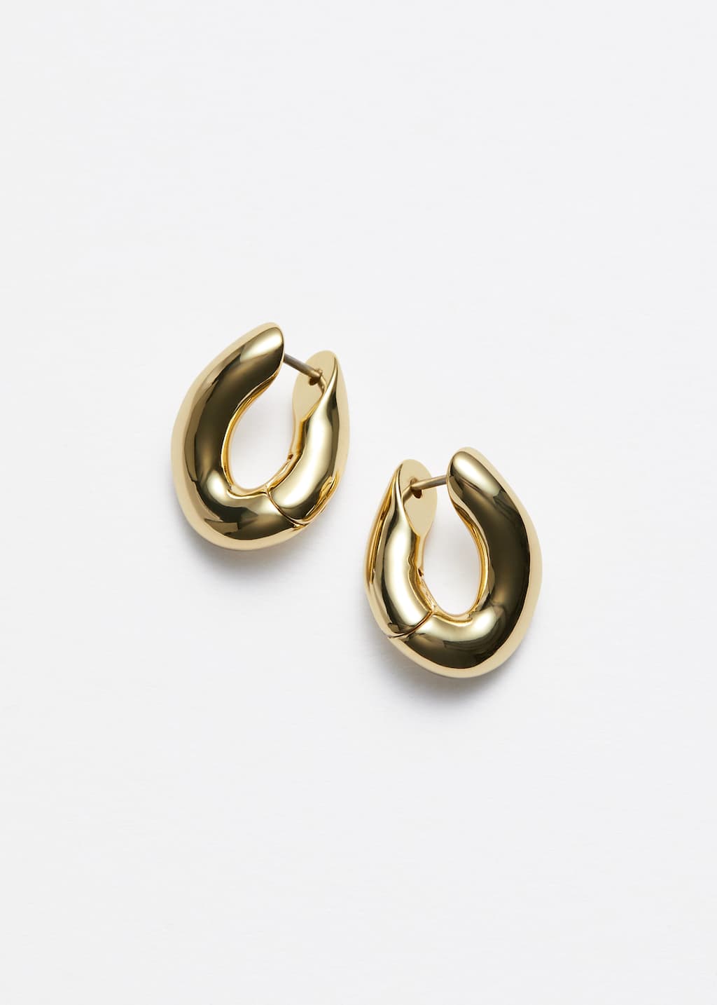Chunky Twist Hoops - Silver - Still Life