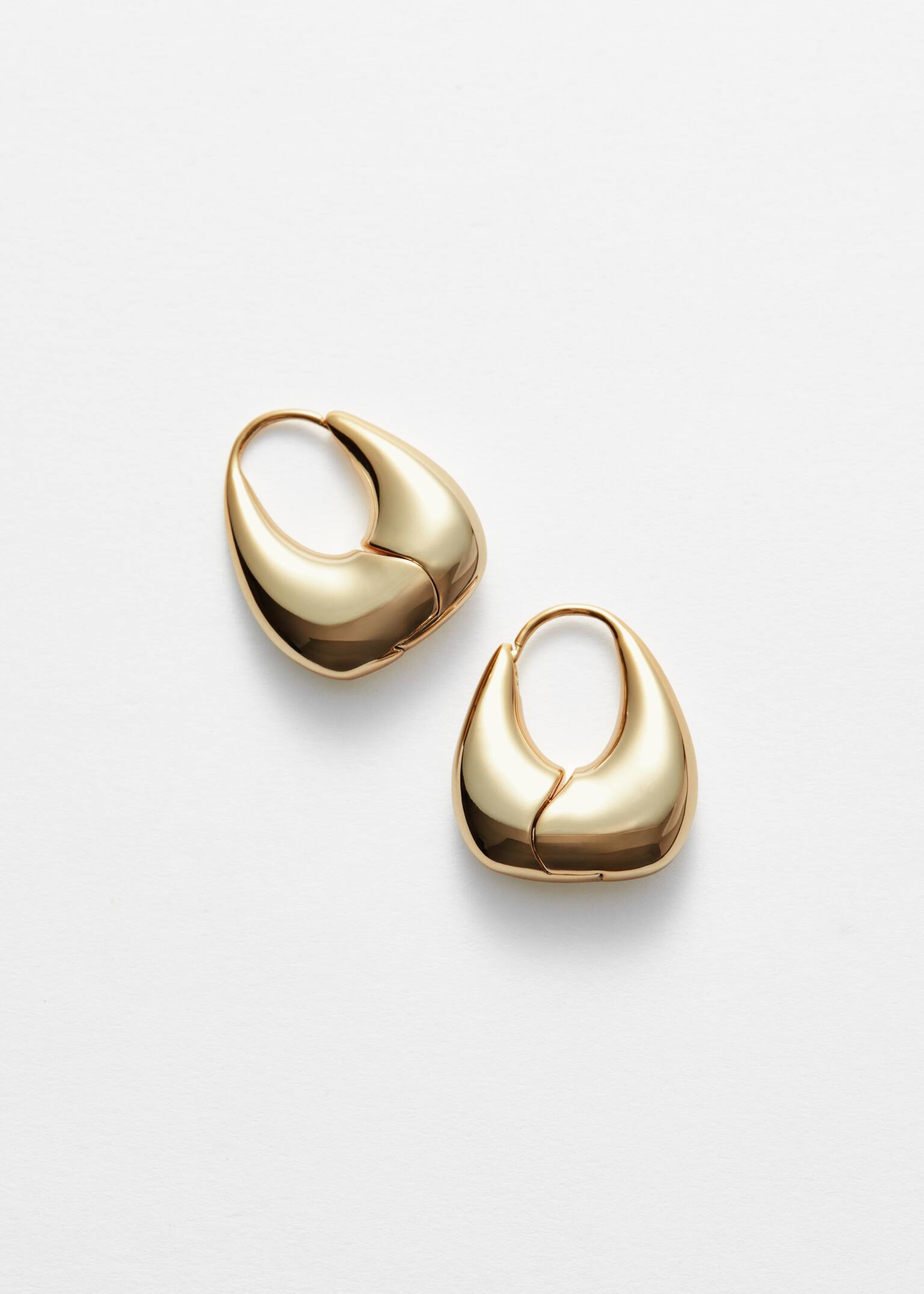 Chunky Bell Hoops - Gold/Silver