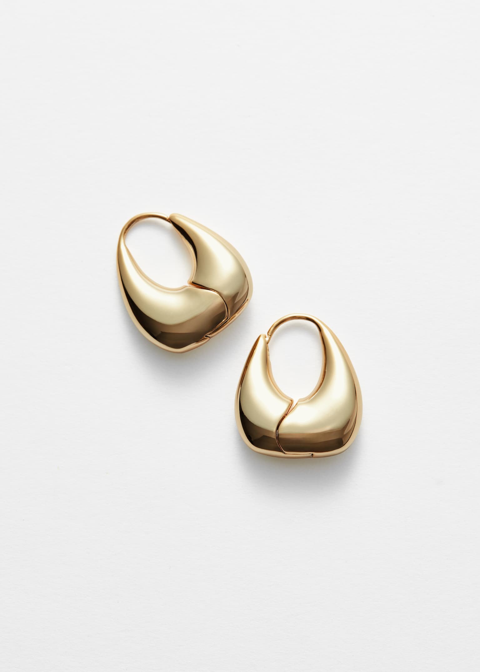 Chunky Bell Hoops - Gold/Silver