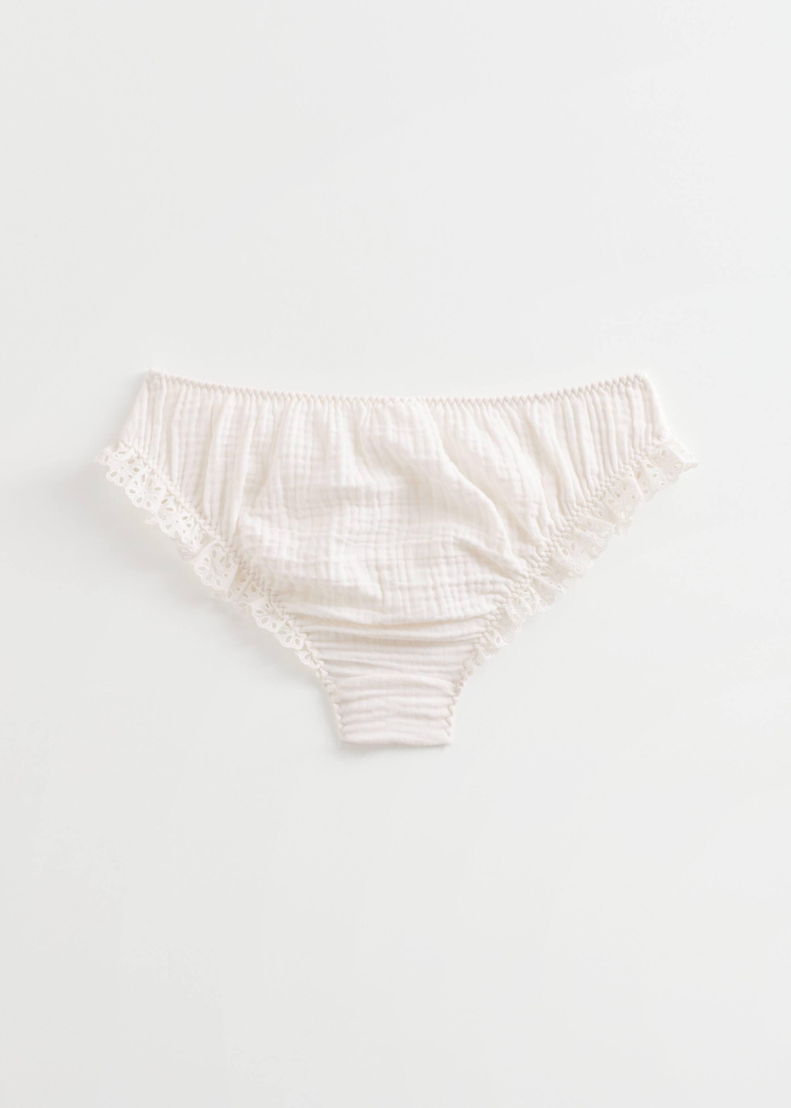Embroidered Briefs - Dusty Pink - Natura morta