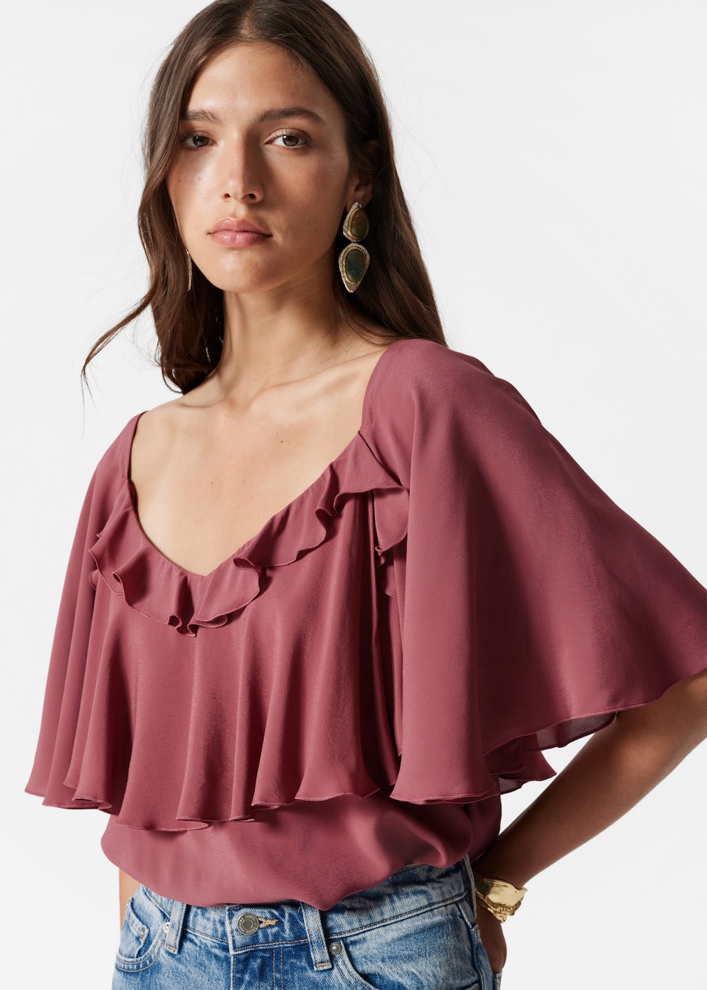 Image of Blusa con volantes
