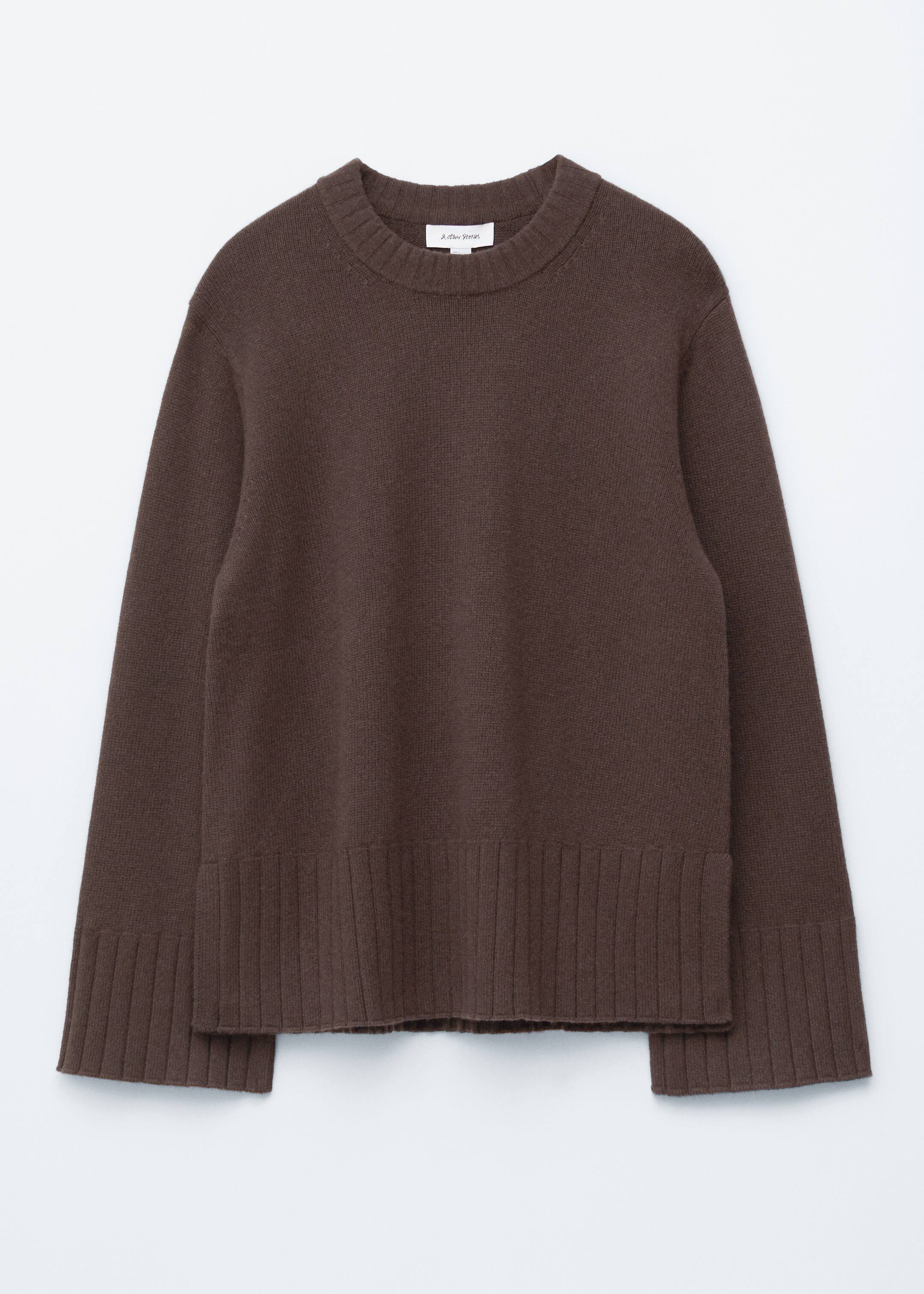 View larger image: Relaxed Knit Sweater - Dark Brown - Ladies | H&M GB 6