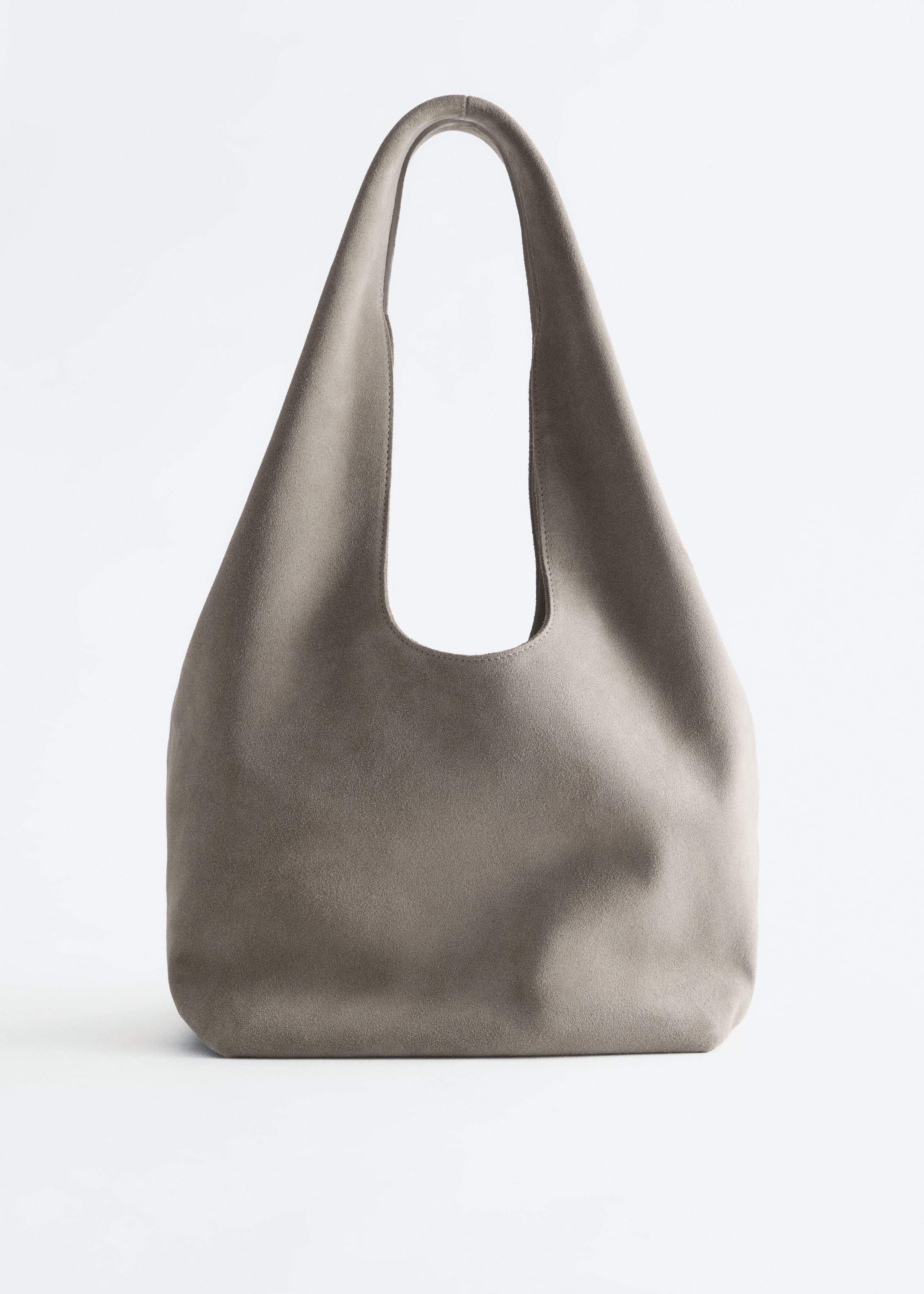 Split Suede Tote - Mole - Still Life