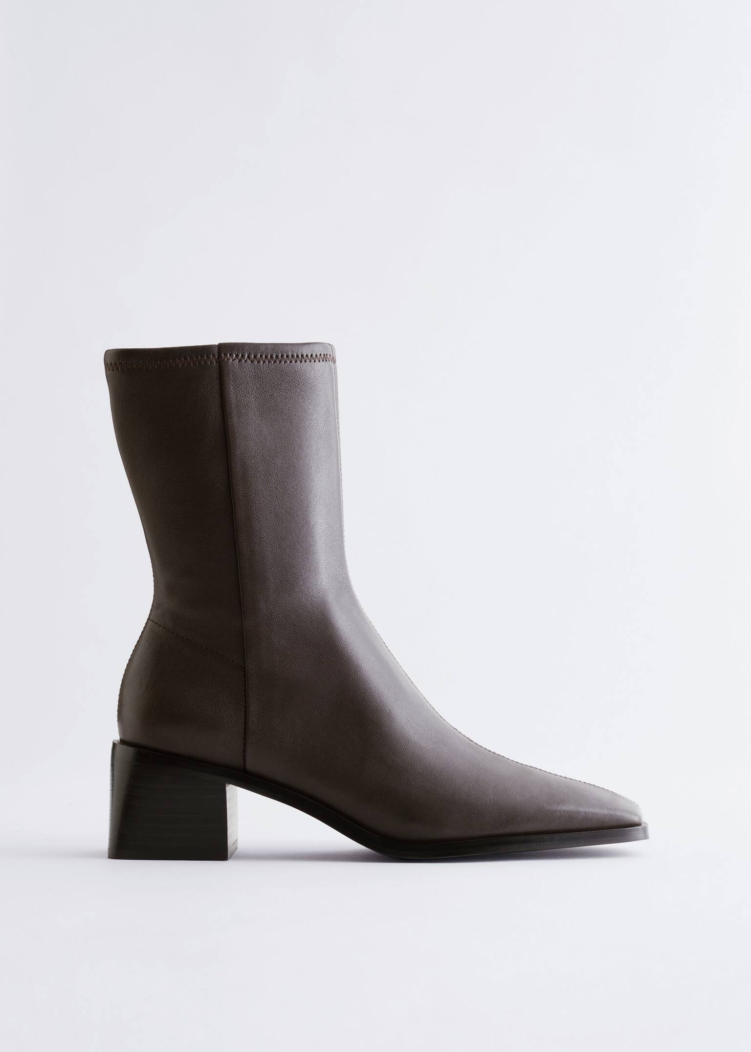 Sock Boots - Mahogany/Black/Brown suede/Cognac - 5