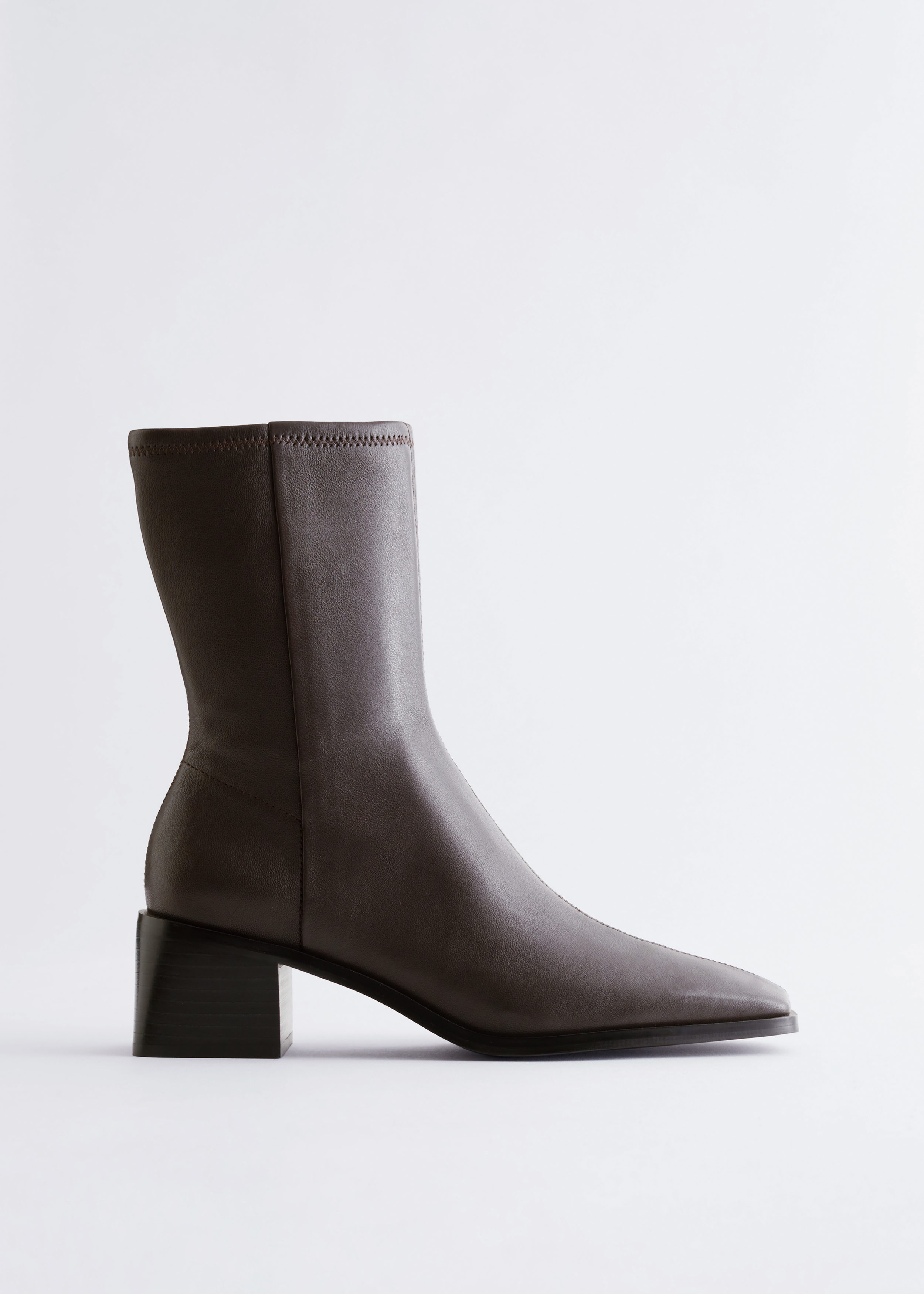 Sock Boots Mahogany Ankle boots Other Stories NL