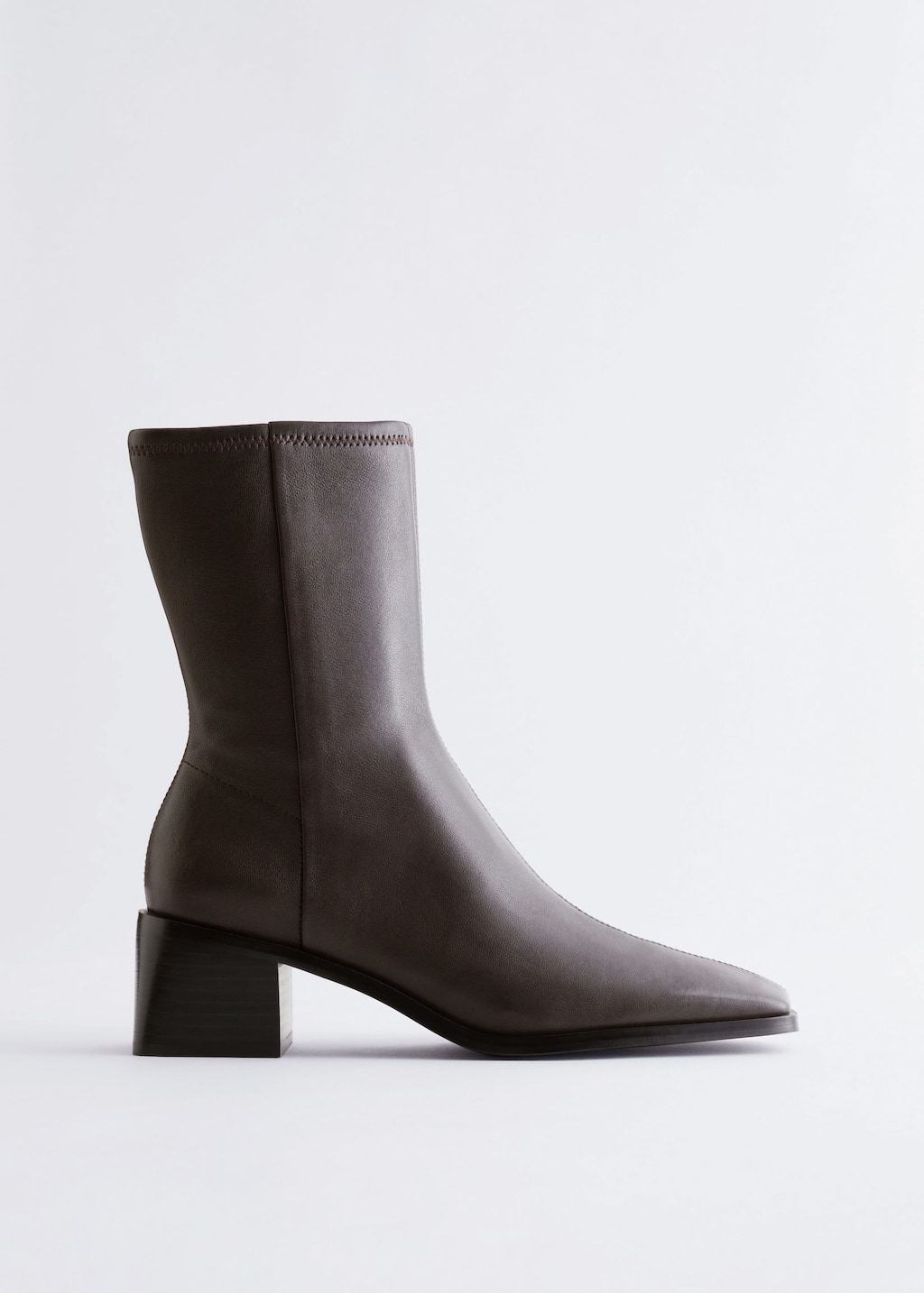 Image of Leather Sock Boots