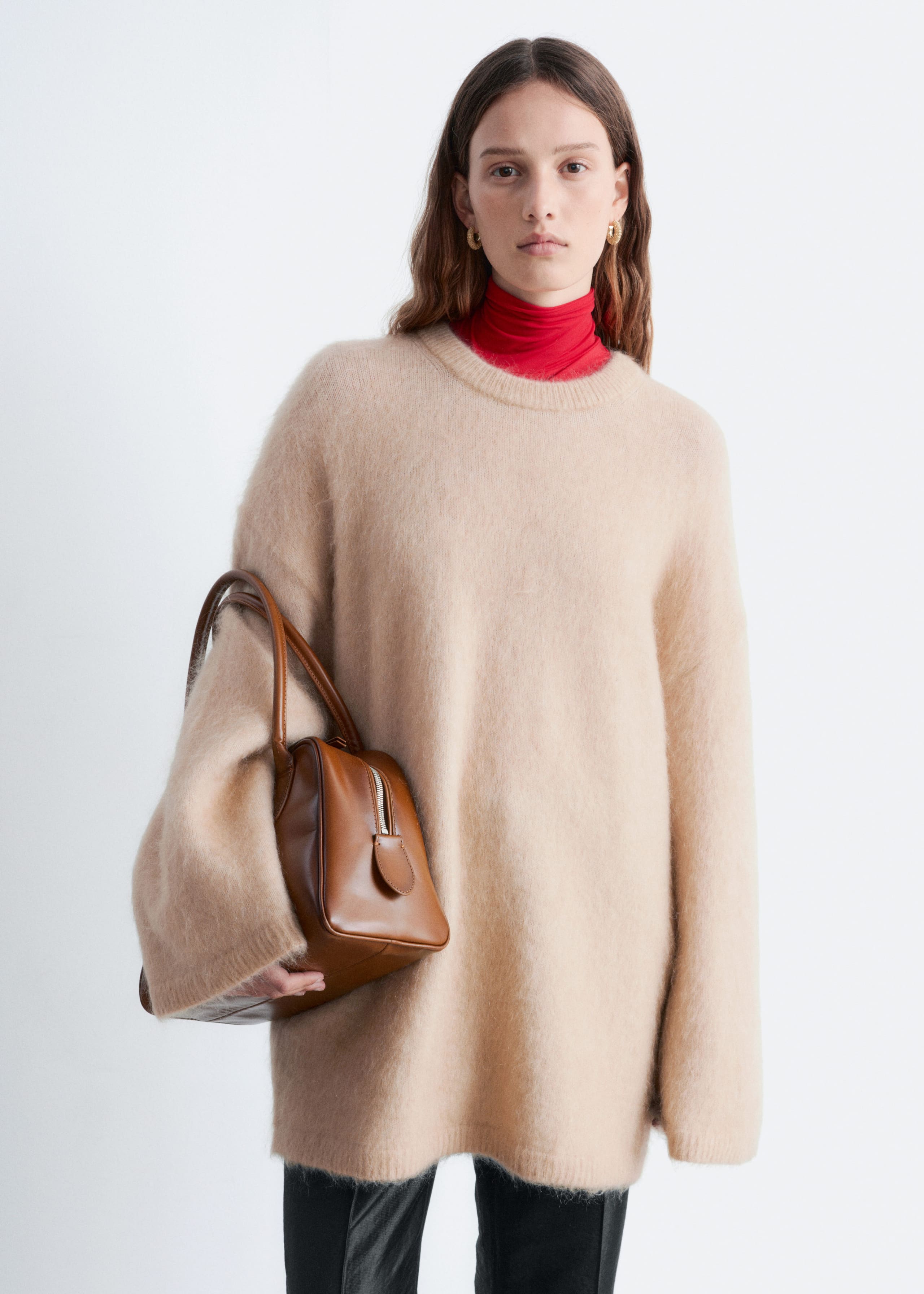 Oversized Mohair-Blend Sweater
