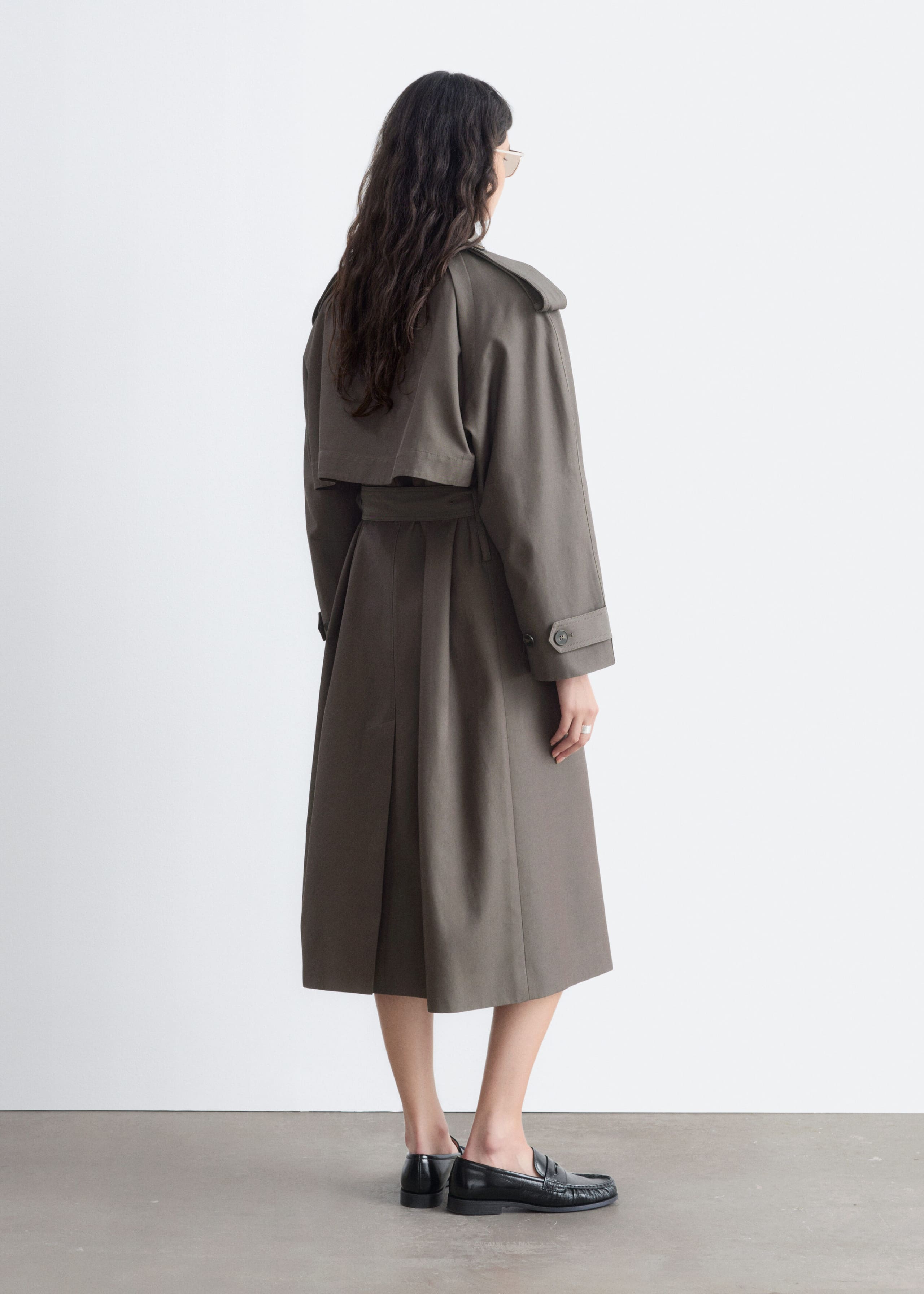 Relaxed Trench Coat - Dark Mole - Still Life