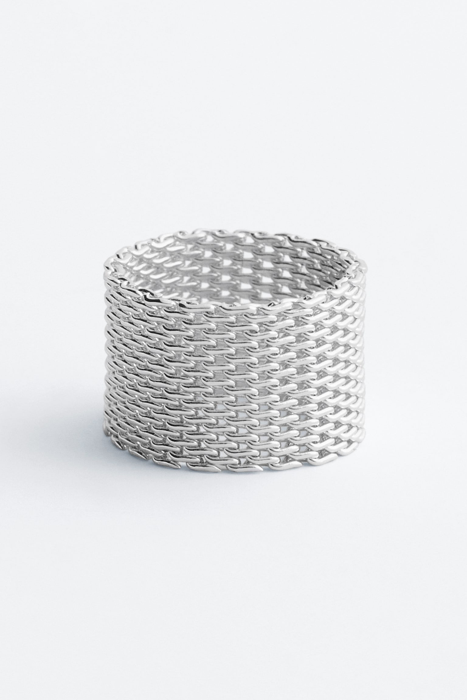 Mesh Ring - Silver - 1