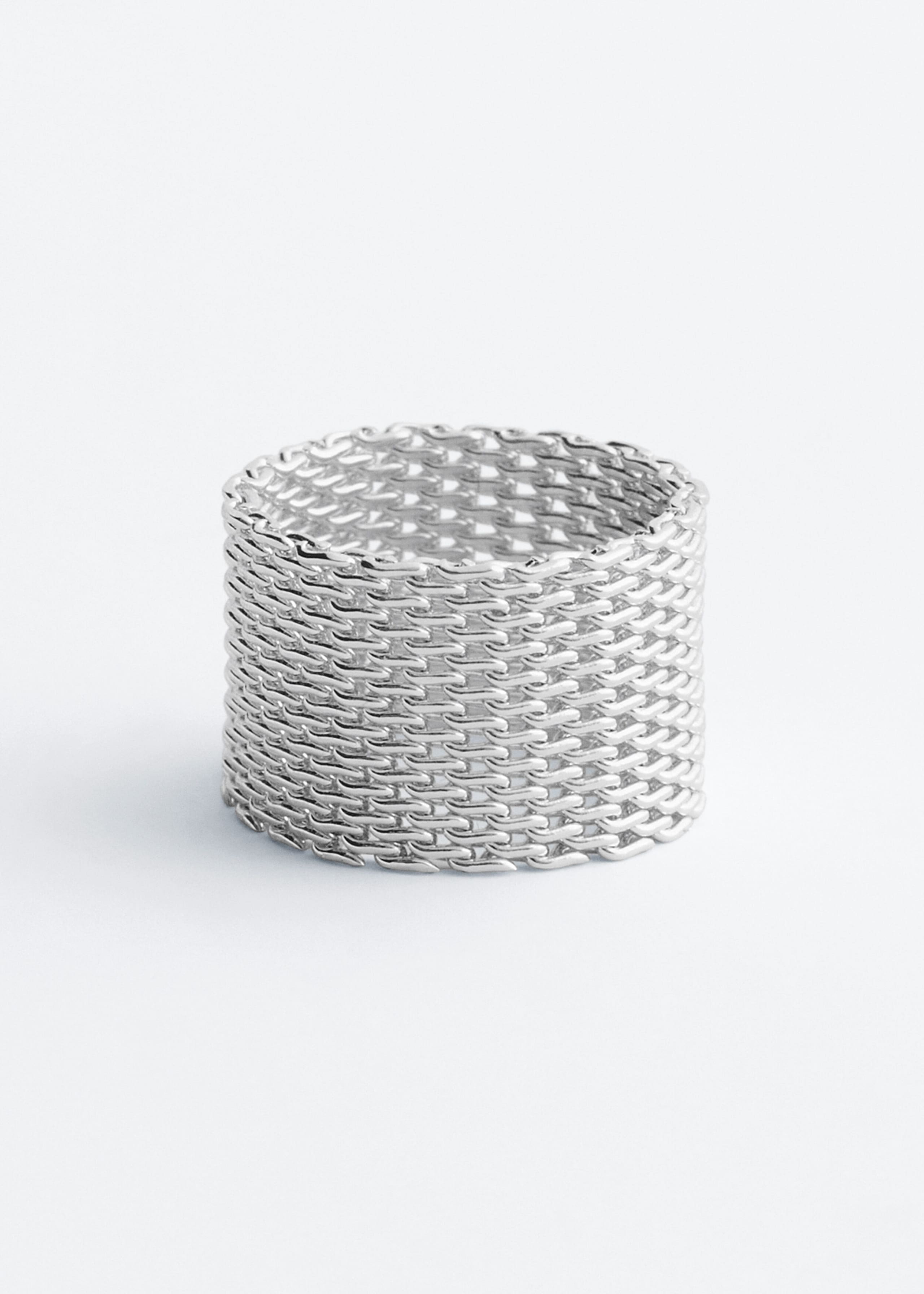 Mesh Ring - Silver - Still Life