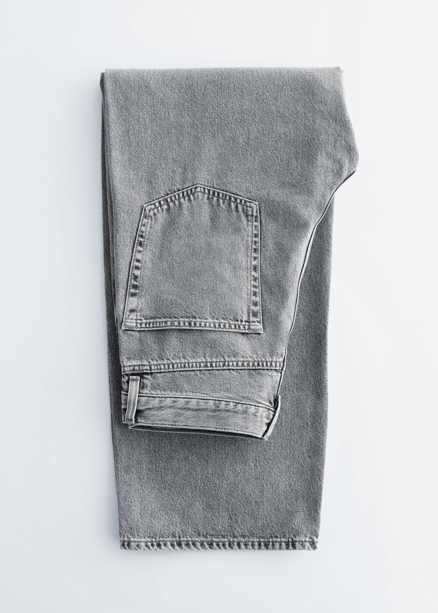 Jean baggy - Gris clair - 2