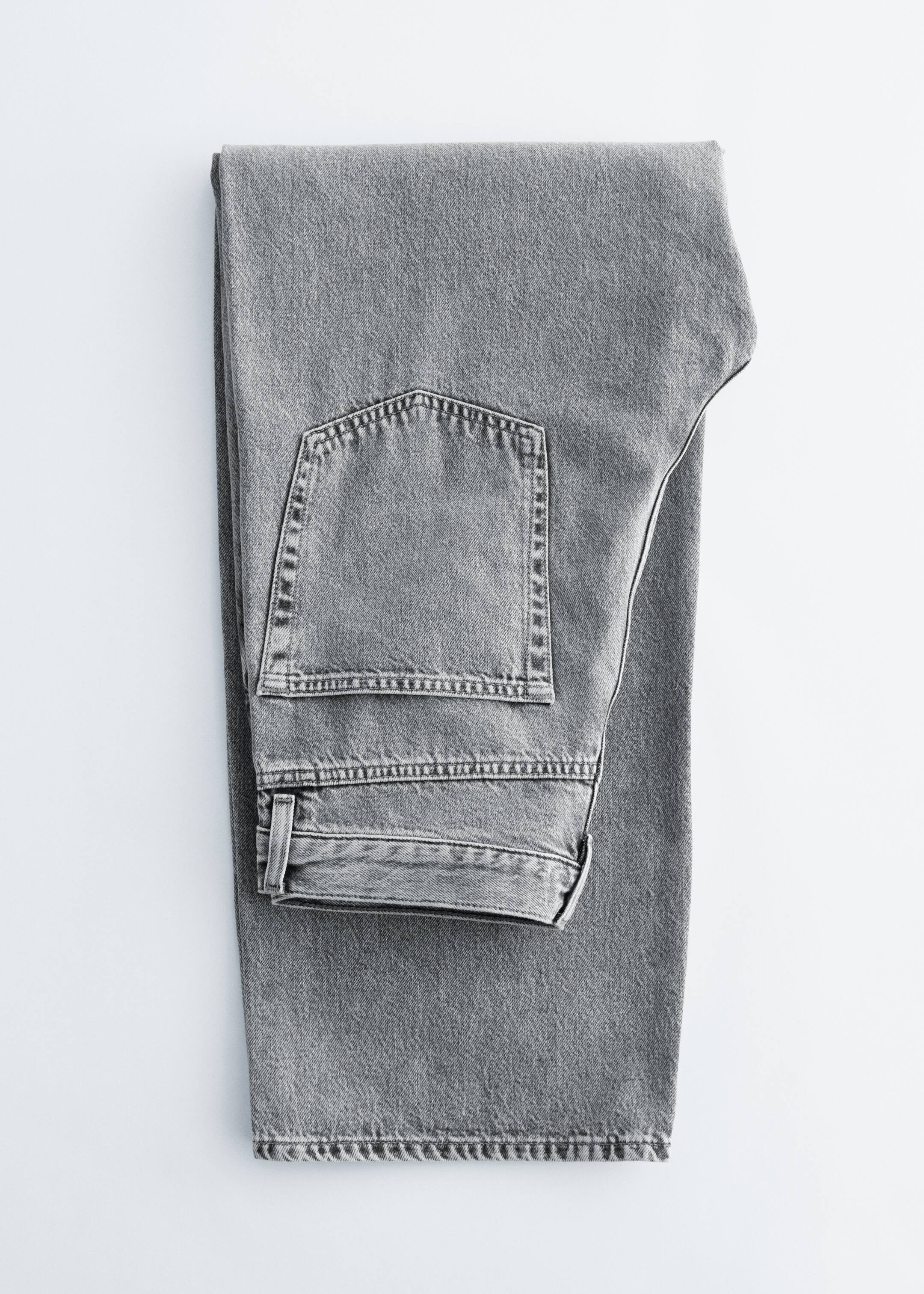 Näytä suurempi kuva: Leveälahkeiset farkut - Vaaleanharmaa - NAISET | H&M FI 2