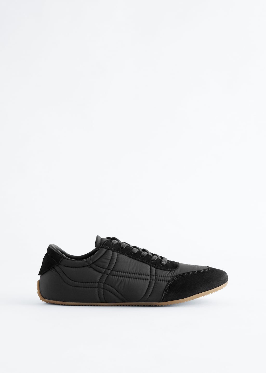 Image of Suede-Detail Trainers