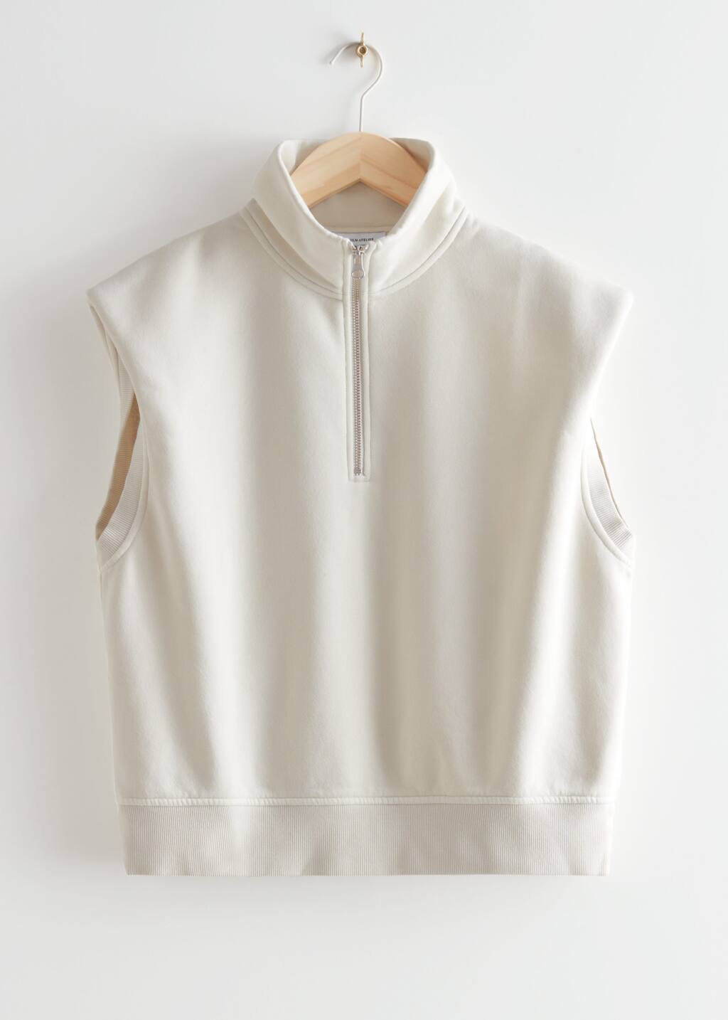 HalfZip Jersey Vest - Brown - Natura morta