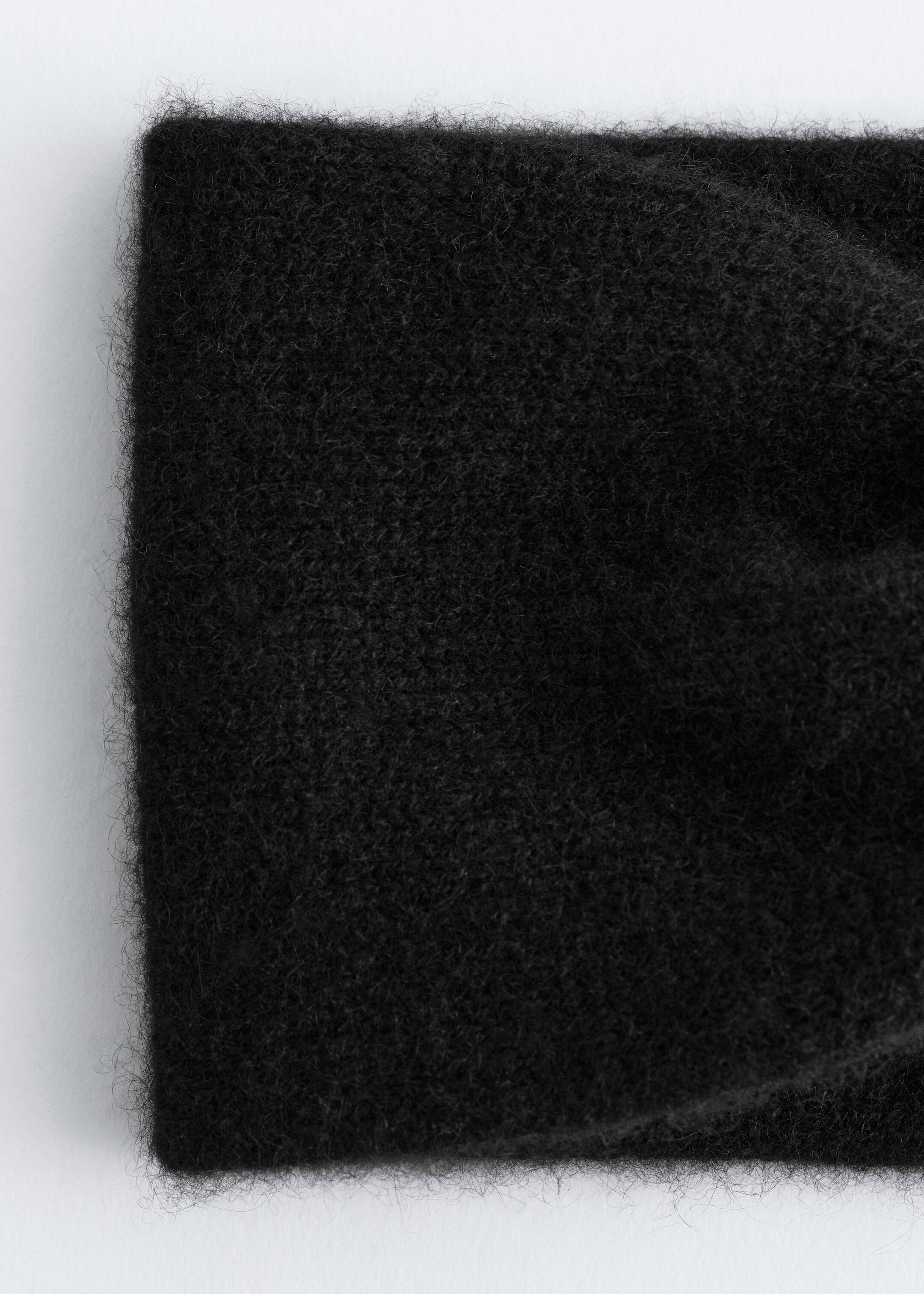 Visa större bild: Twist-Front Cashmere Headband - Svart - DAM | H&M SE 4