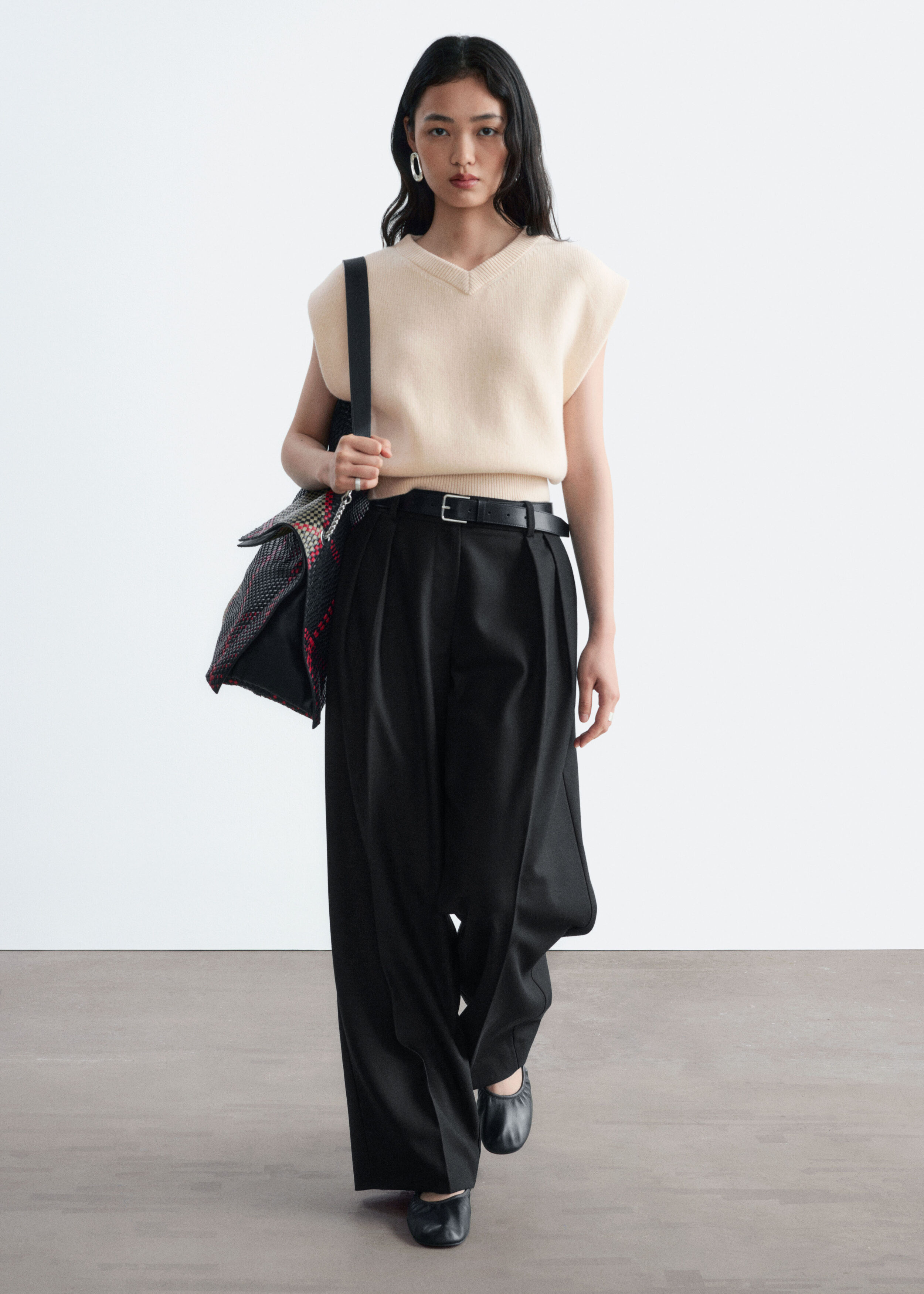 Wool-Blend Tailored Trousers by & Other Stories