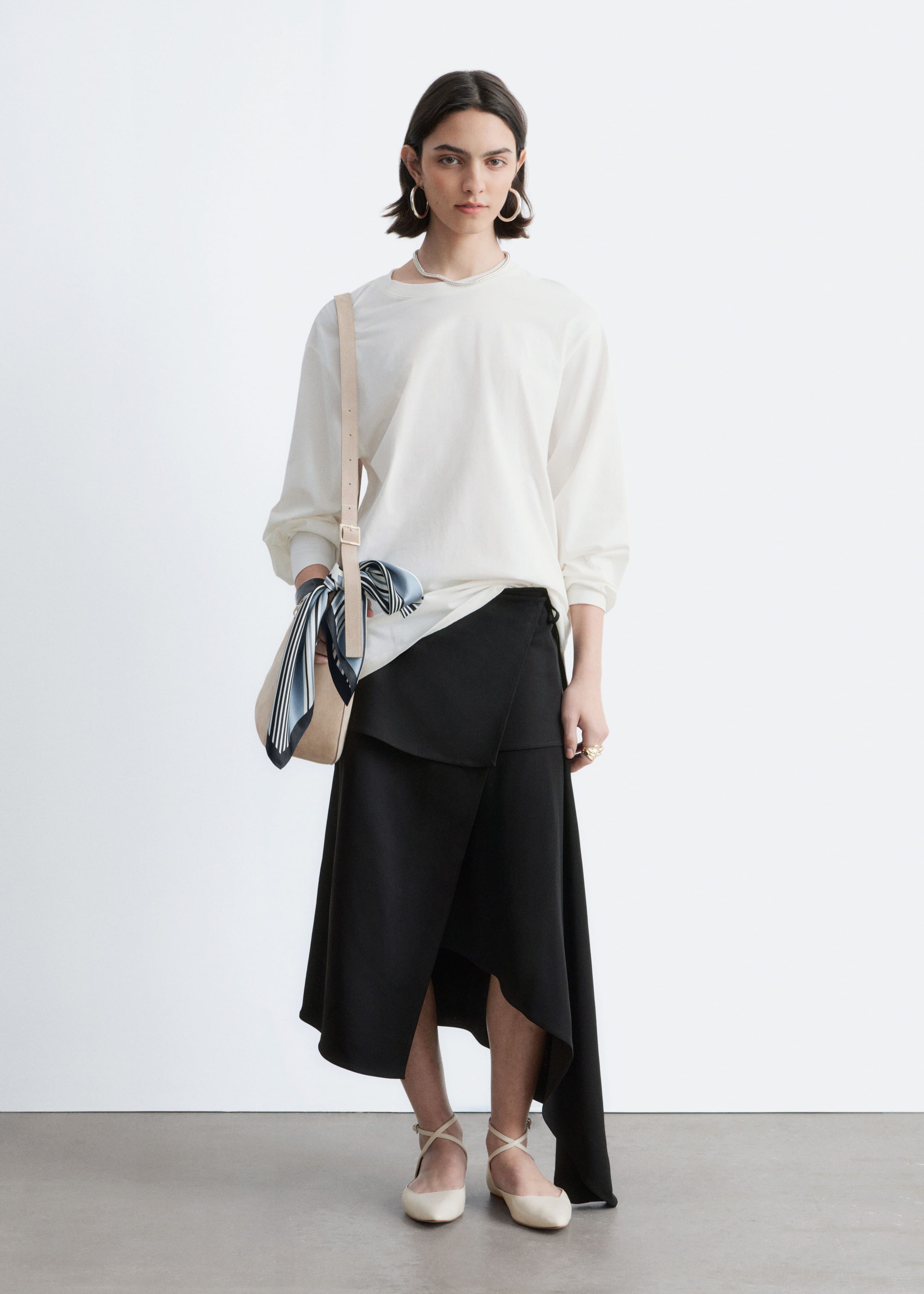 Image of Maglia in jersey a maniche lunghe