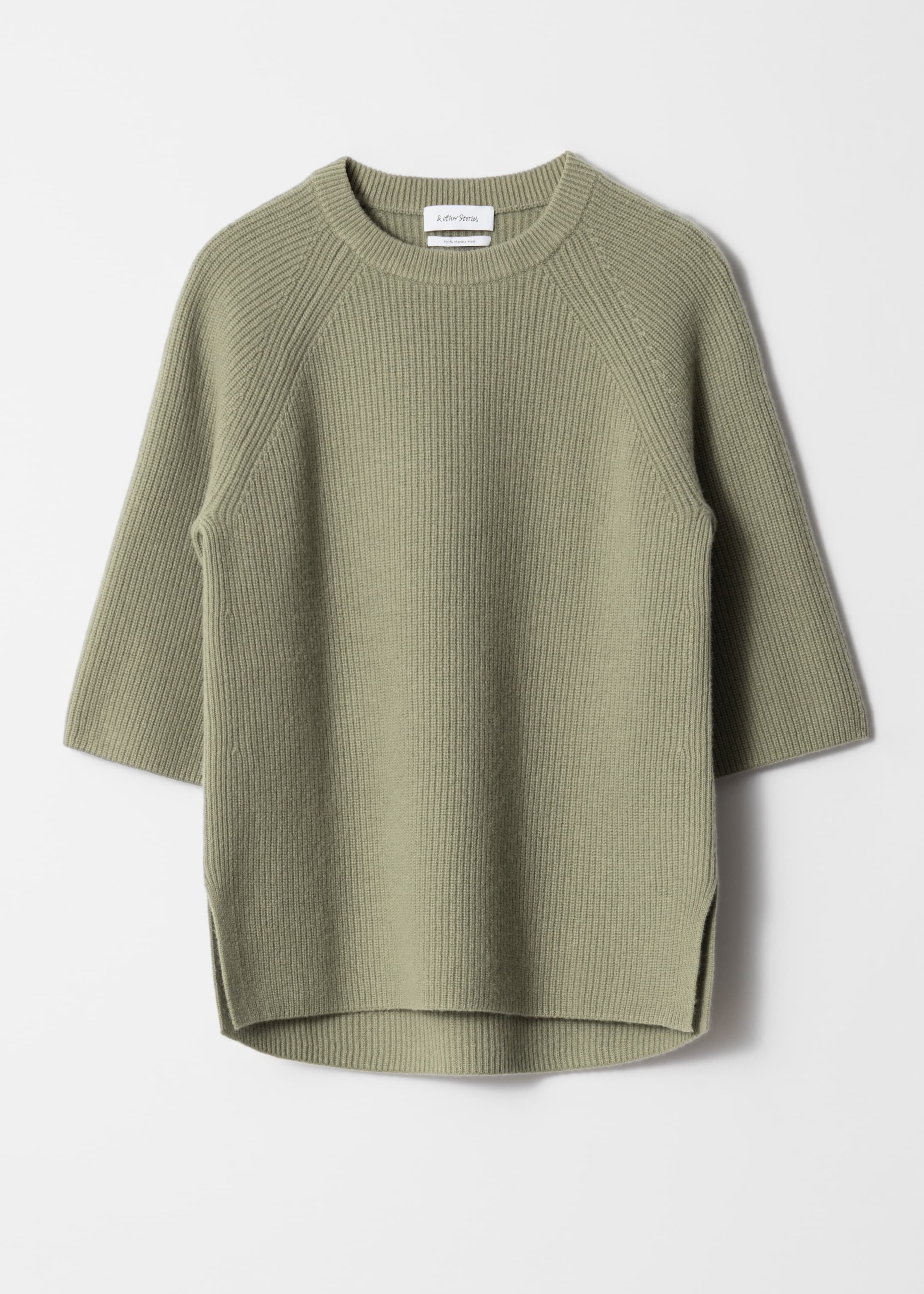 Ver imagem maior: Camisola de lã tricotada - Verde - SENHORA | H&M PT 1
