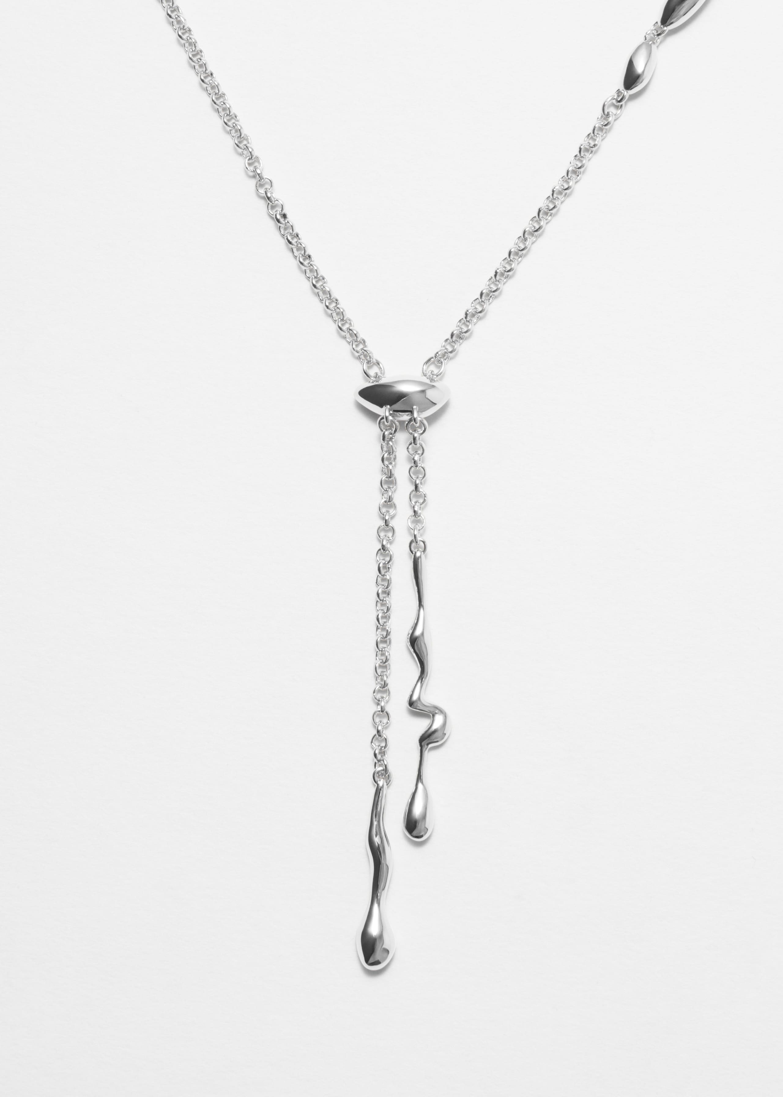 Image of Drop Bead Lariat Necklace