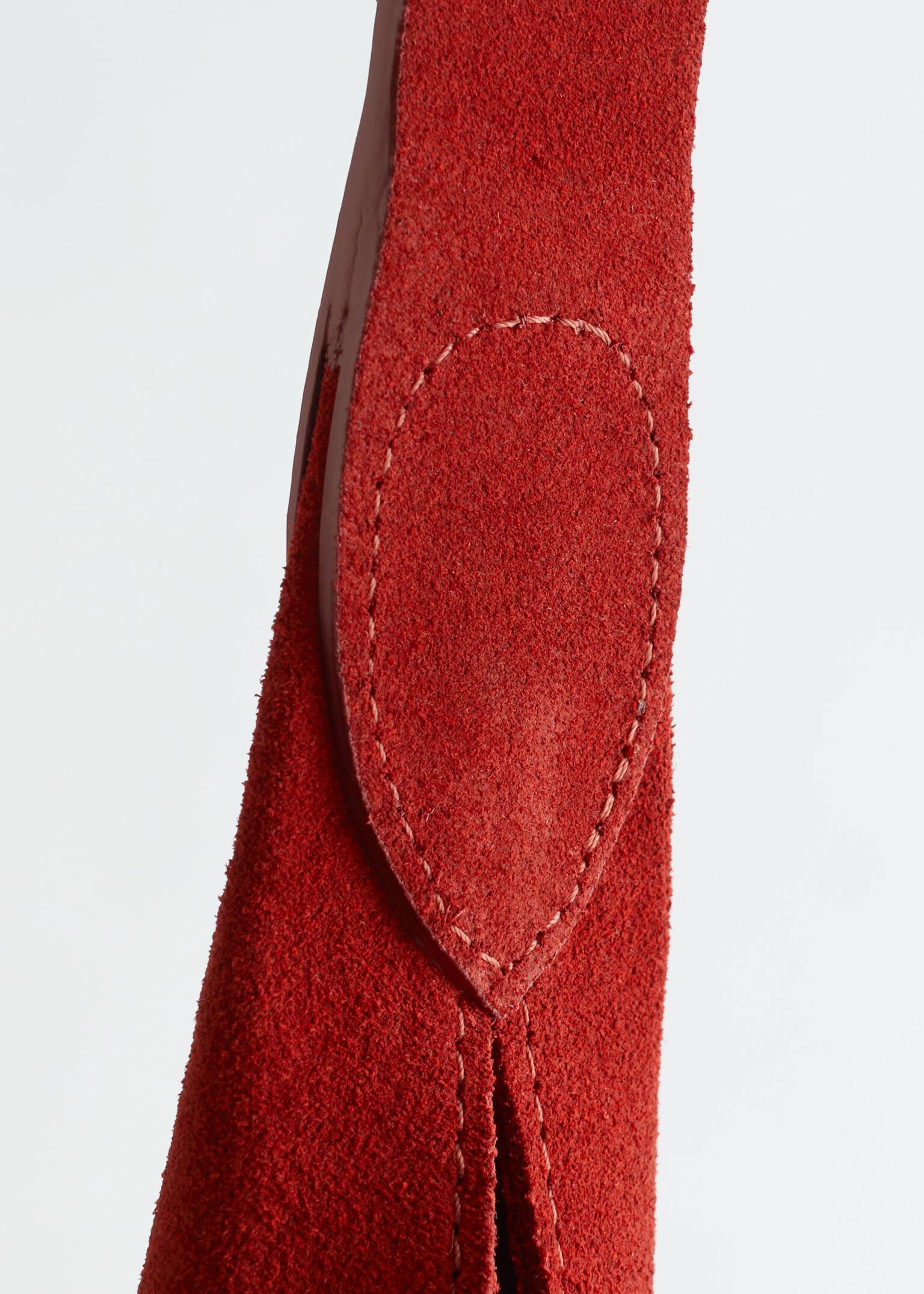 Geantă Tote Mare din Velur - Roșu închis/Maro/Dark grey/Rugină/Suede Burgund/Verde/Albastru deschis - 4