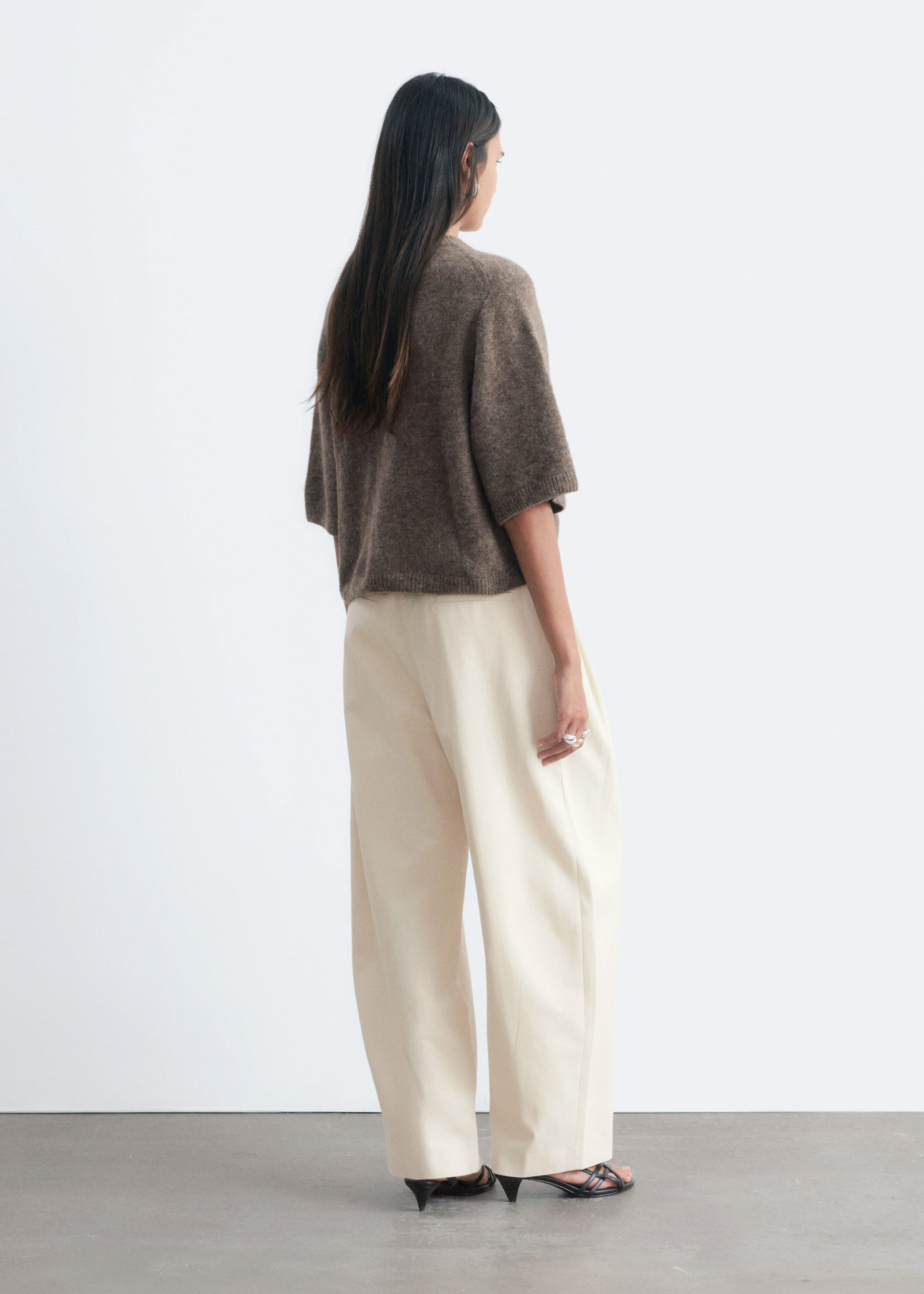 Alpaca-Blend Knitted T-Shirt - Chartreuse - Lookbook