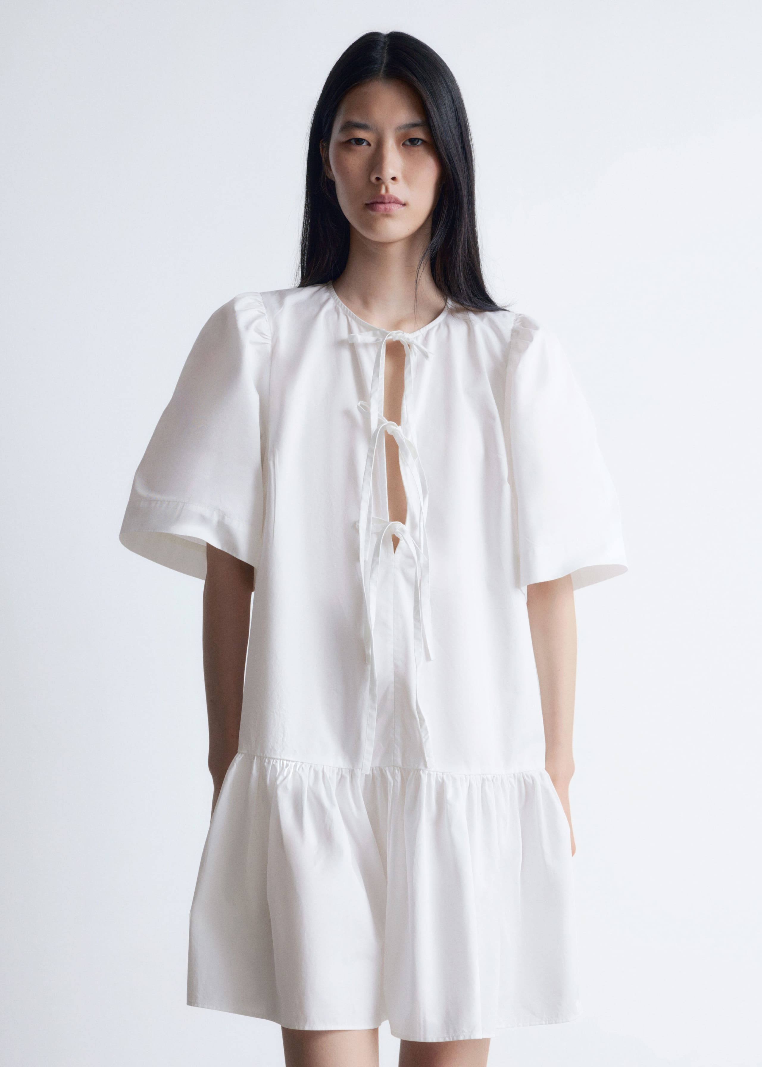 Image of Peplum Mini Dress