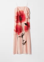 Peach/Red Floral