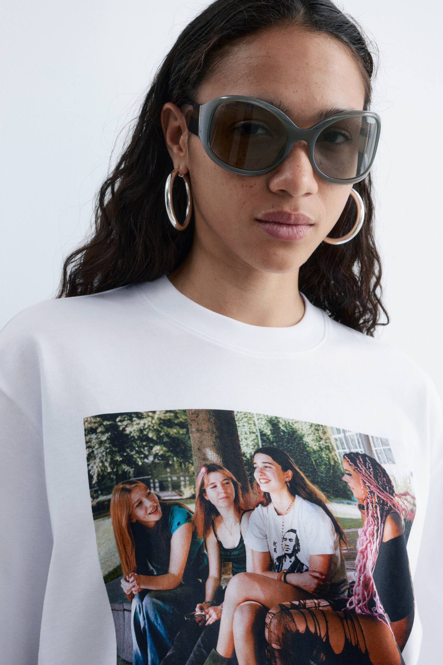 Camiseta de corte holgado con estampado - Blanco/Impresión fotográfica/Blanco/Impresión fotográfica/Blanco/Impresión fotográfica - 3